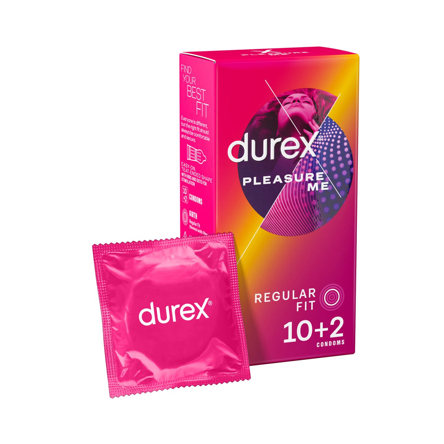 Durex Pleasure Me Condoms, 10 Each