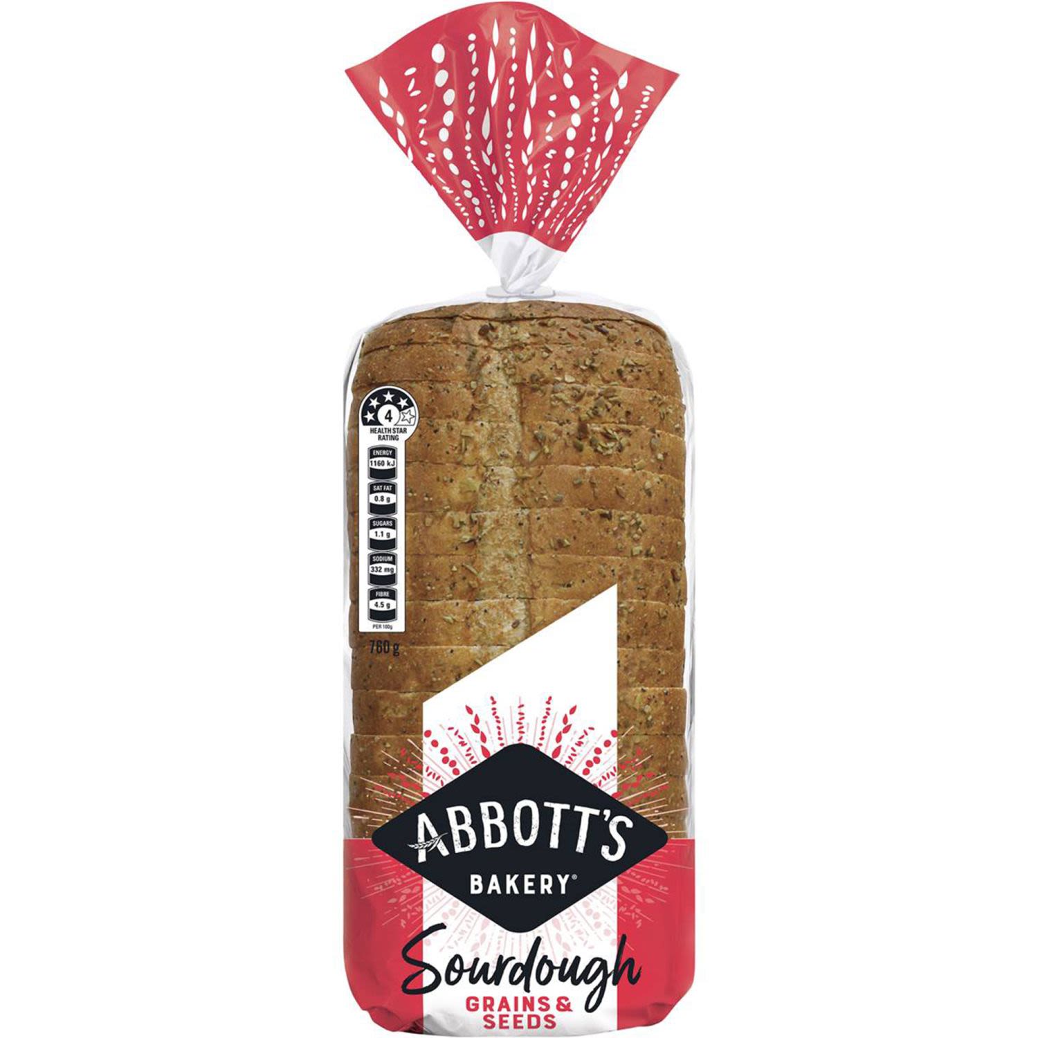 Abbotts Bakery Sourdough Grains & Seeds, 760 Gram
