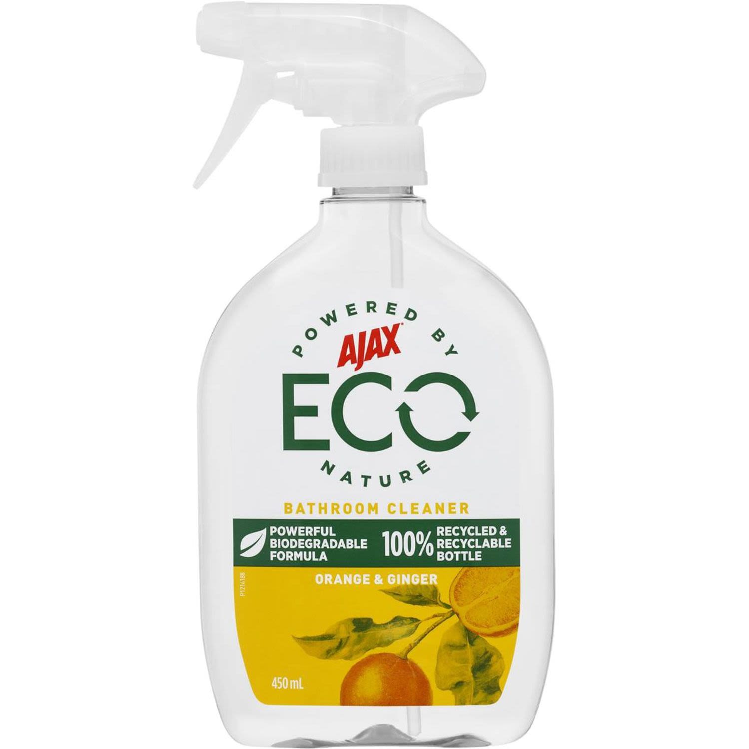Ajax Eco Bathroom Cleaner Spray Orange & Ginger, 450 Millilitre