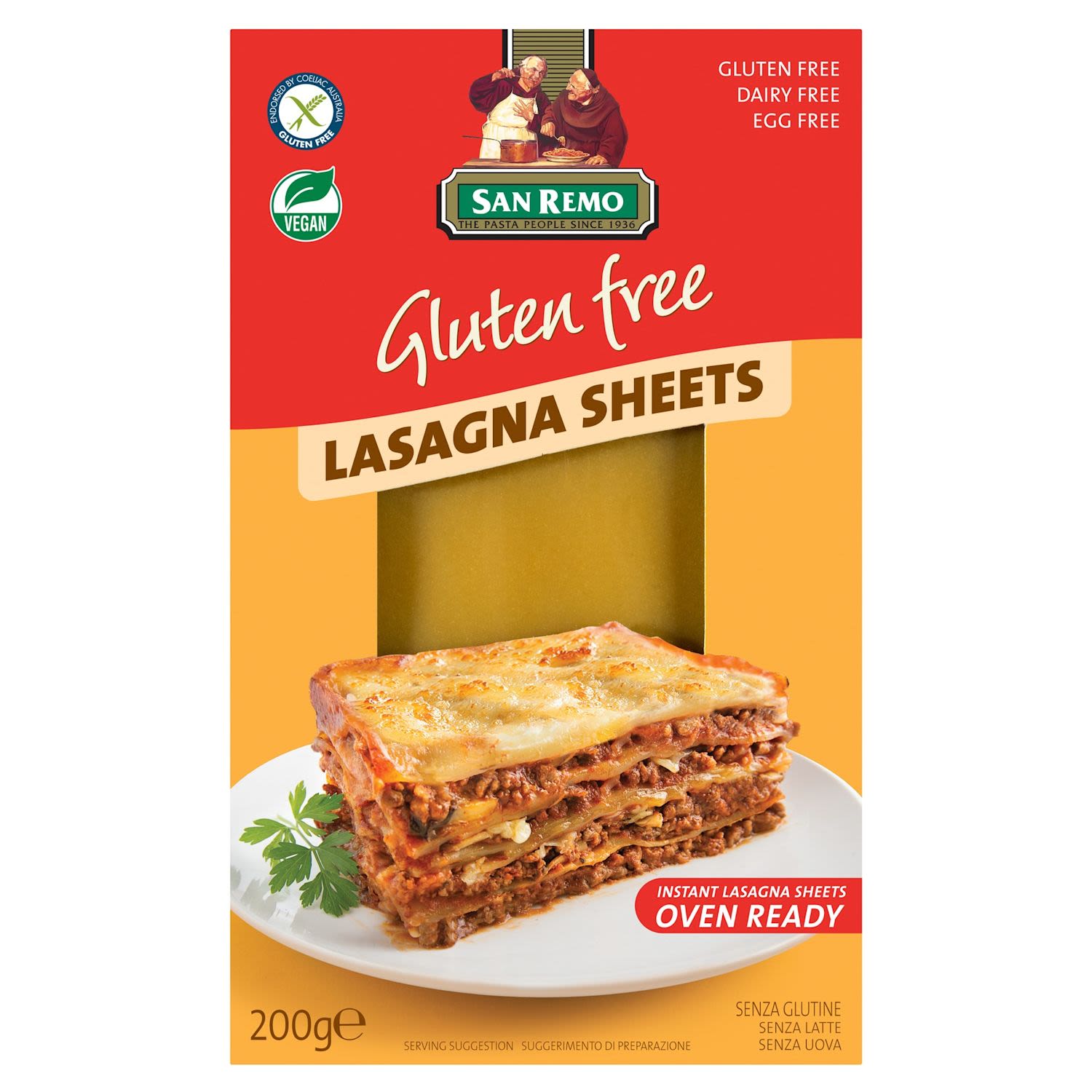 San Remo Gluten Free Lasagna Sheets