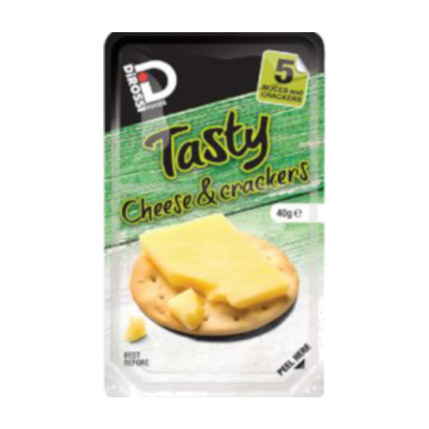 Dirossi Cheese & Crackers Gouda, 40 Gram