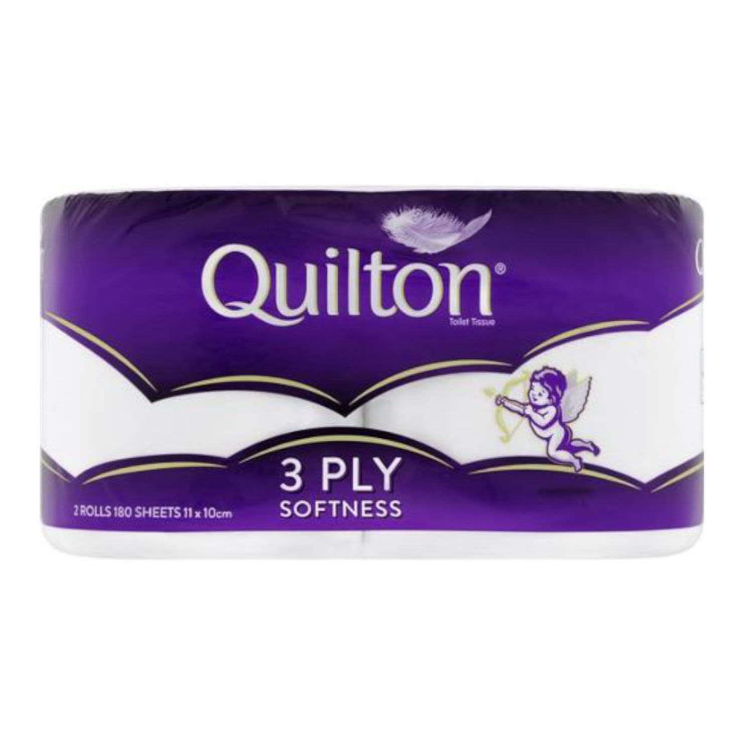 Quilton Regular Toilet Tissue Classic White 3ply