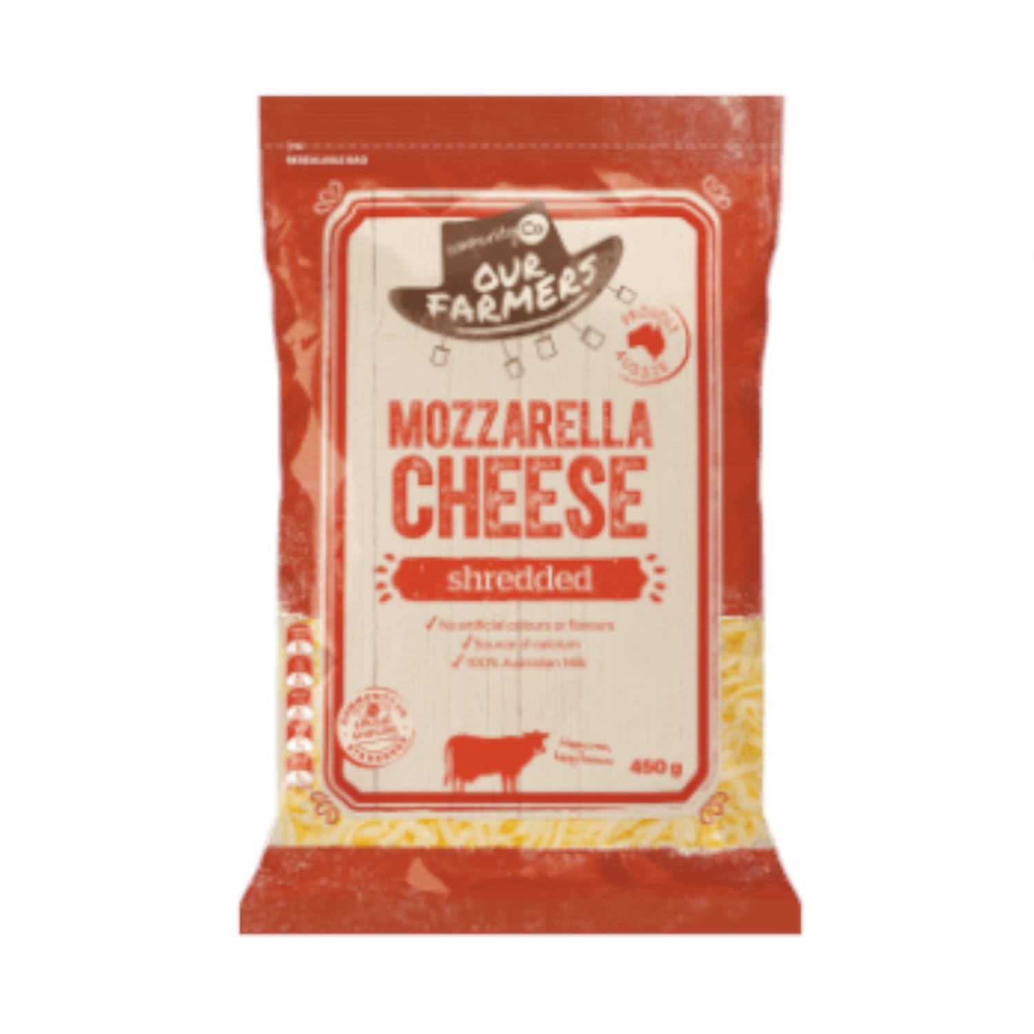 Community Co Shredded Mozzarella Cheese, 250 Gram