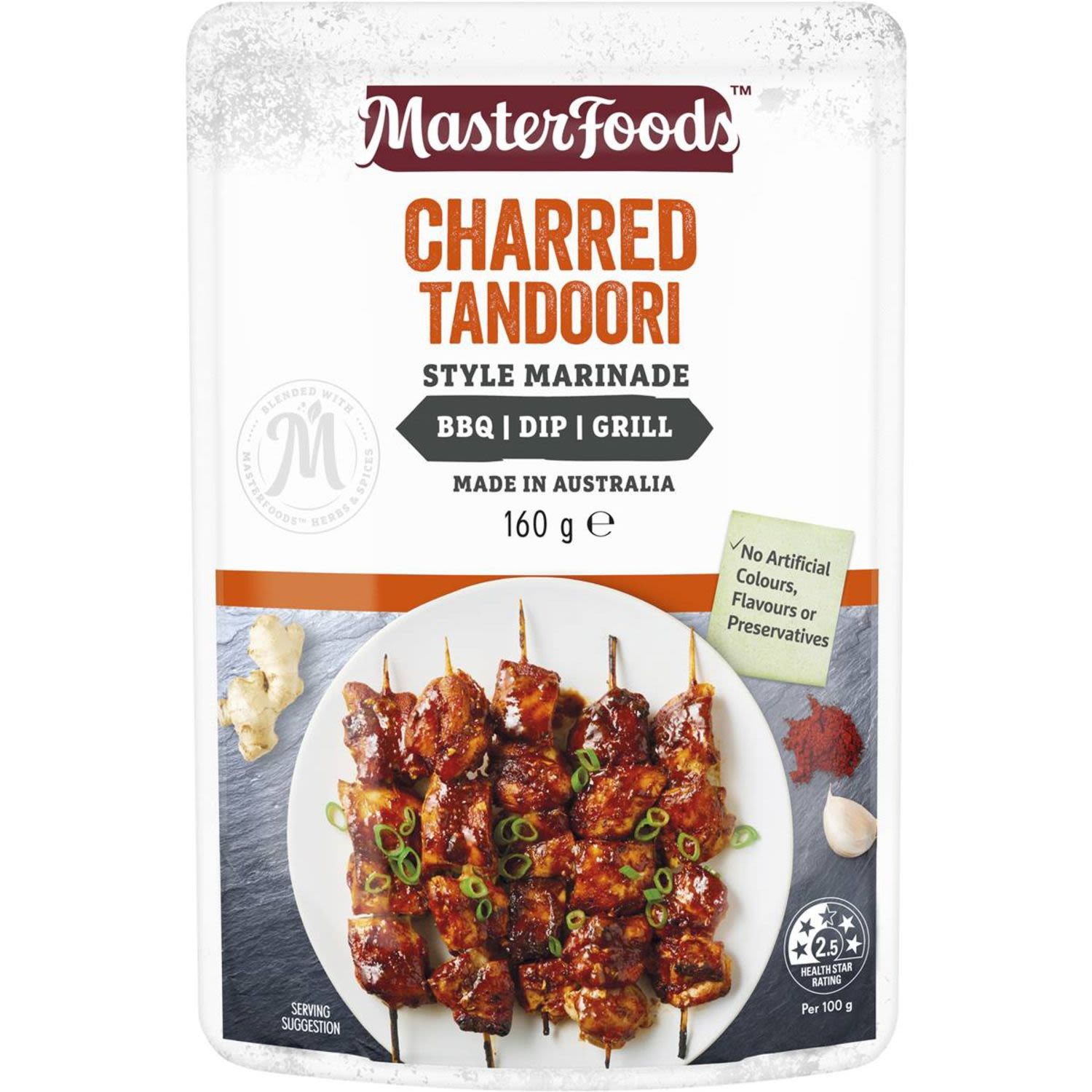MasterFoods™ Charred Tandoori Style Marinade, 160 Gram