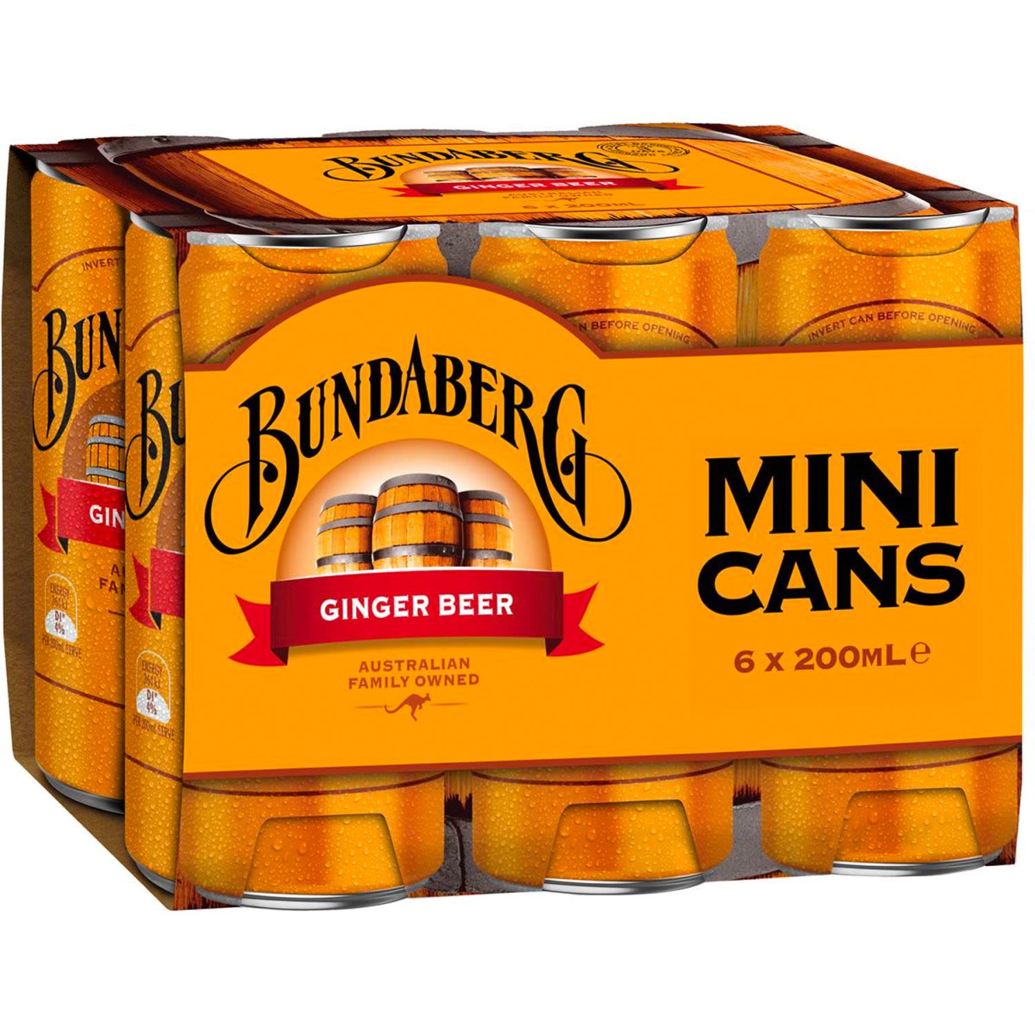 Bundaberg Ginger Beer Mini Can