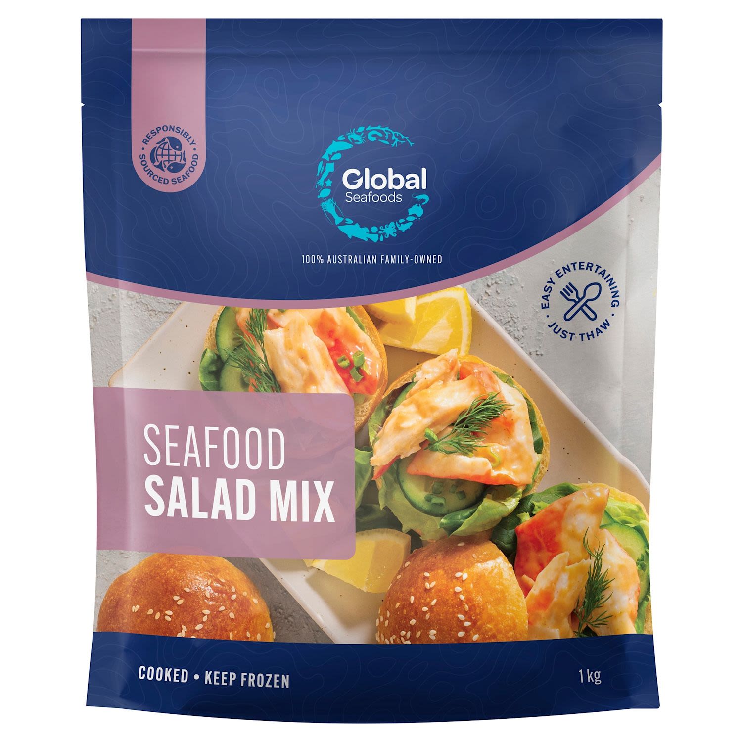 Global Seafoods Salad Mix