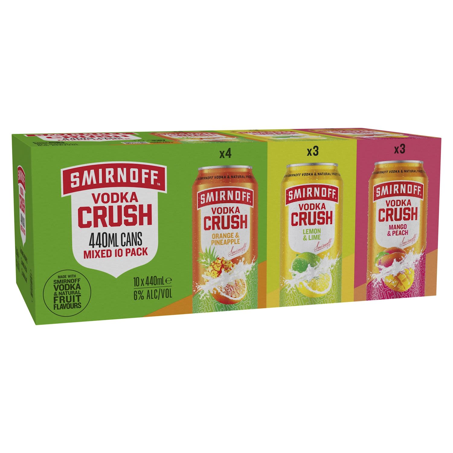 Smirnoff Crush Mix Can 440mL
