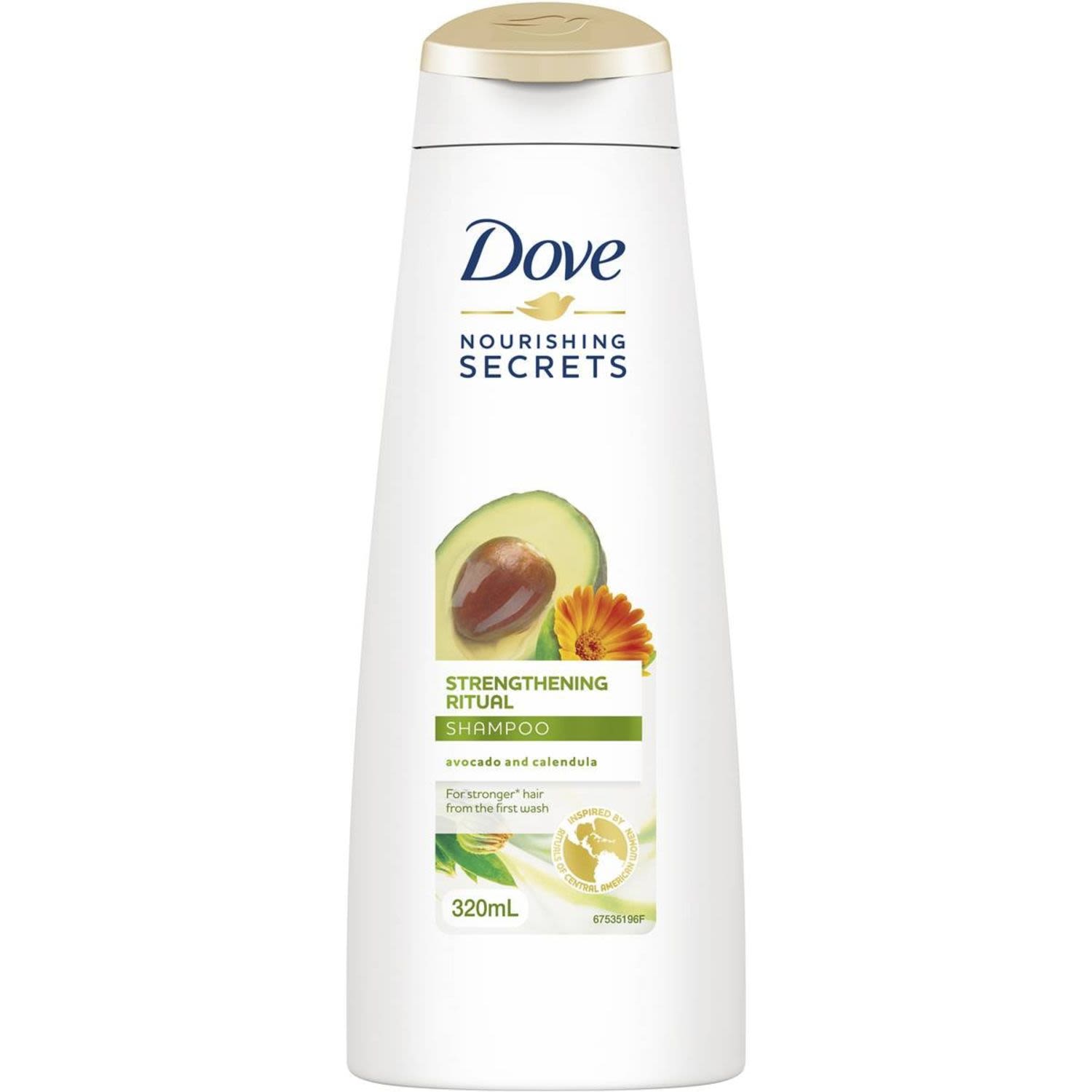 Dove Nourishing Secrets Shampoo Strengthening Ritual, 320 Millilitre