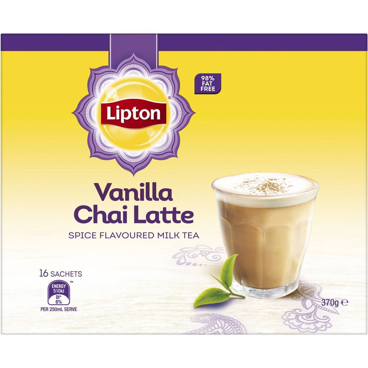 Lipton Chai Latte Vanilla Sachets, 16 Each