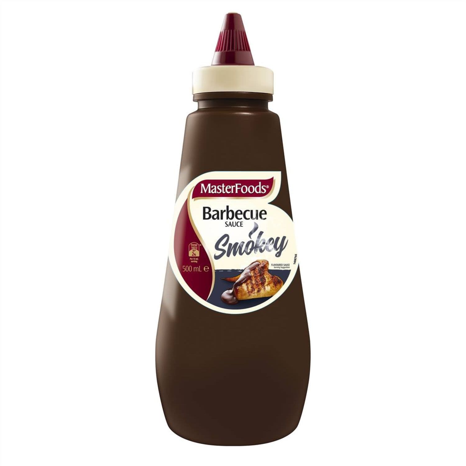 MasterFoods™ Barbecue Sauce Smokey, 500 Millilitre