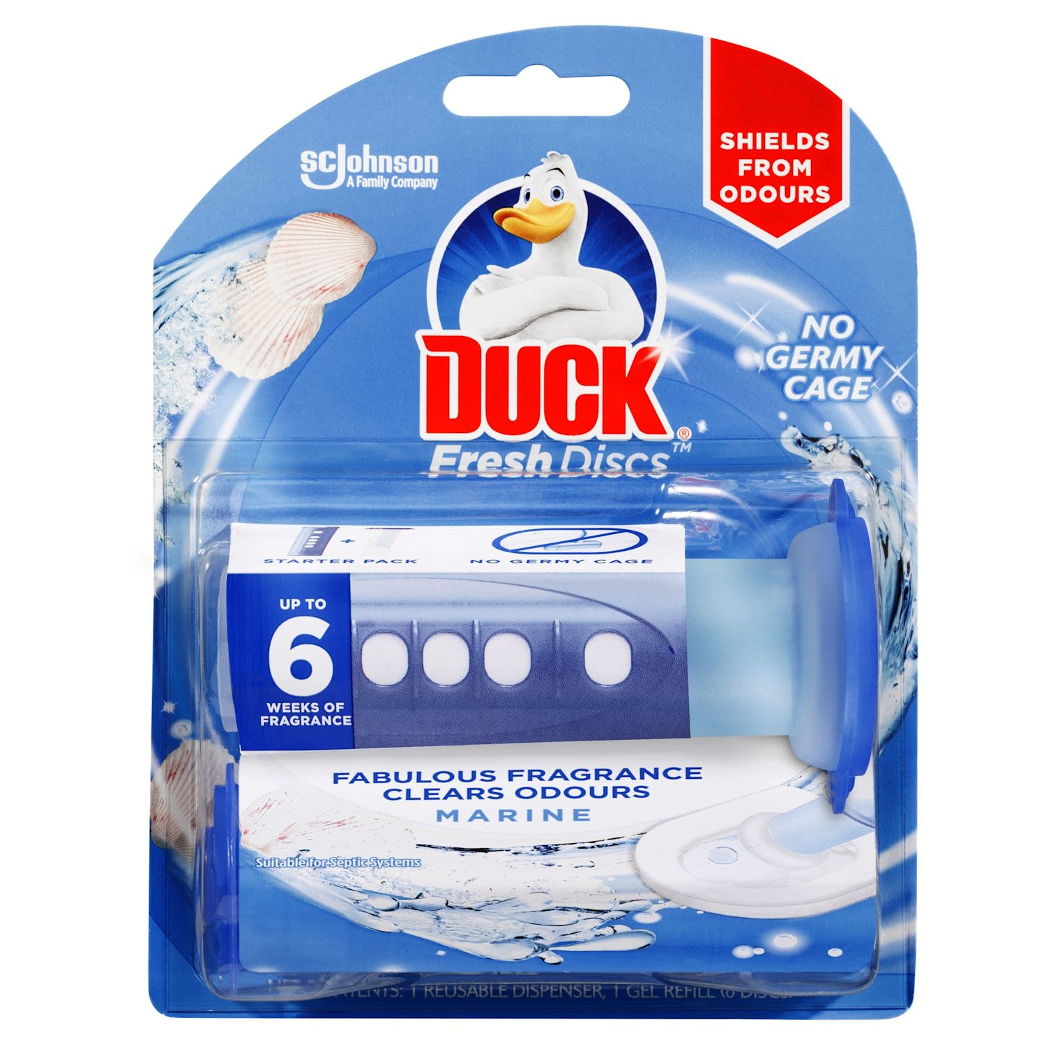Duck Toilet Fresh Disc Marine