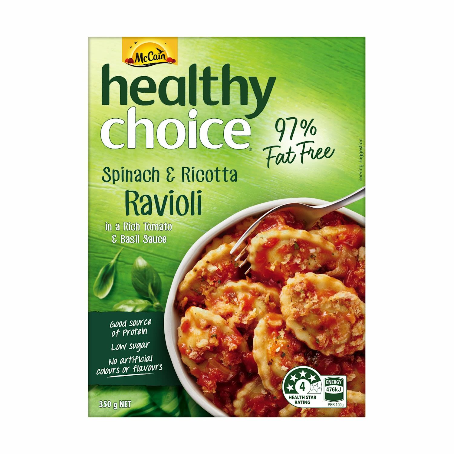 McCain Healthy Choice Spinach Ravioli