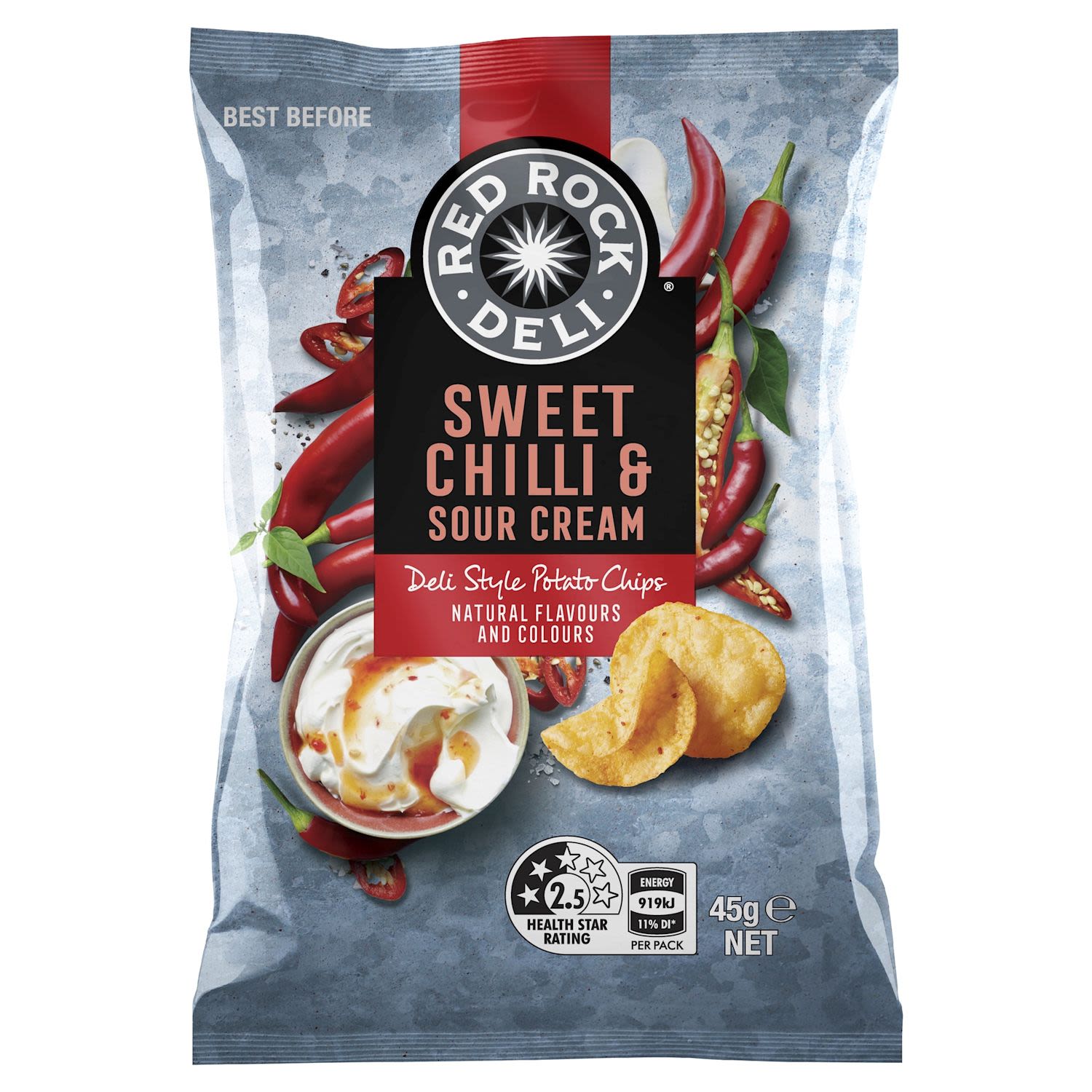 Red Rock Deli Sweet Chilli & Sour Cream Potato Chips