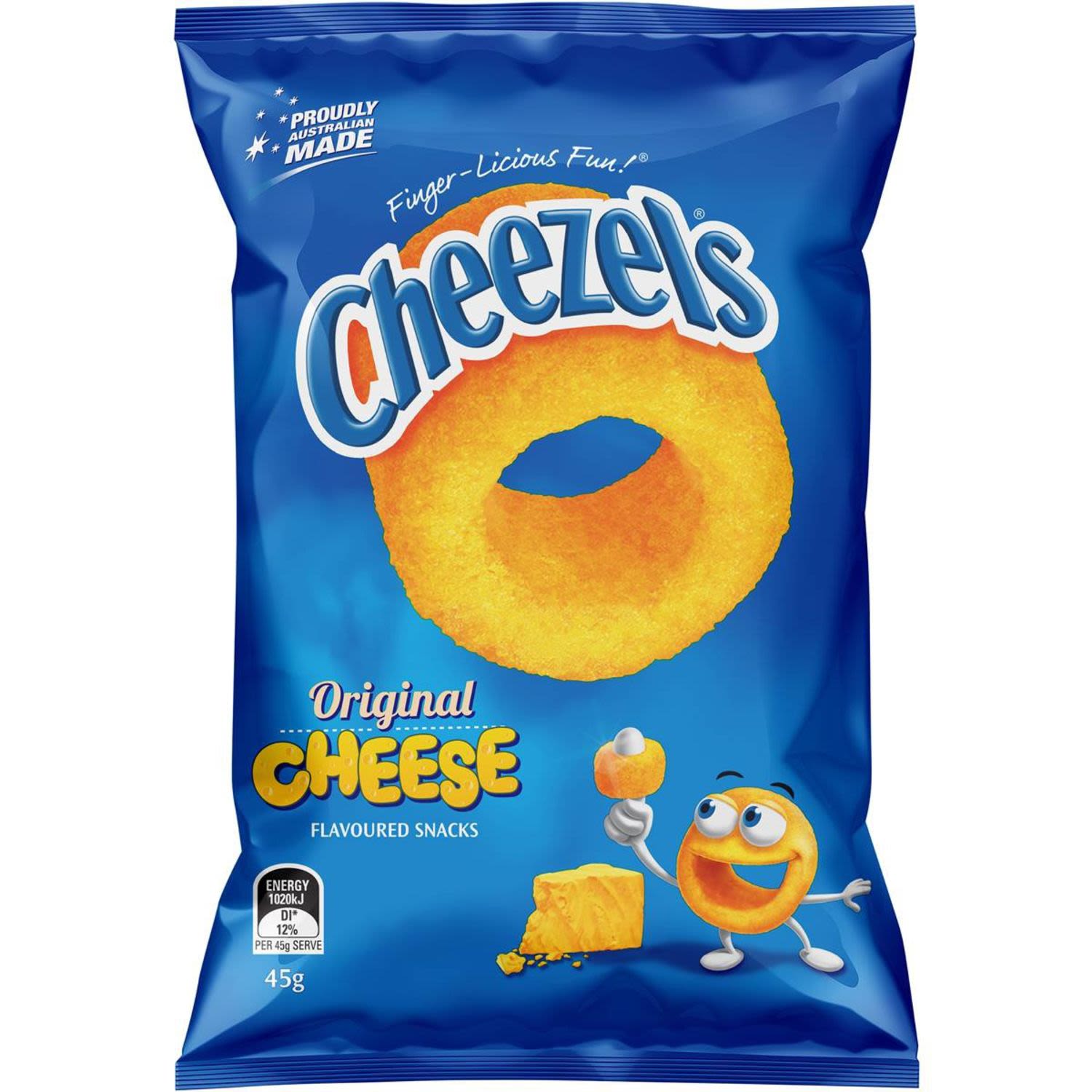 Cheezels Cheese, 45 Gram