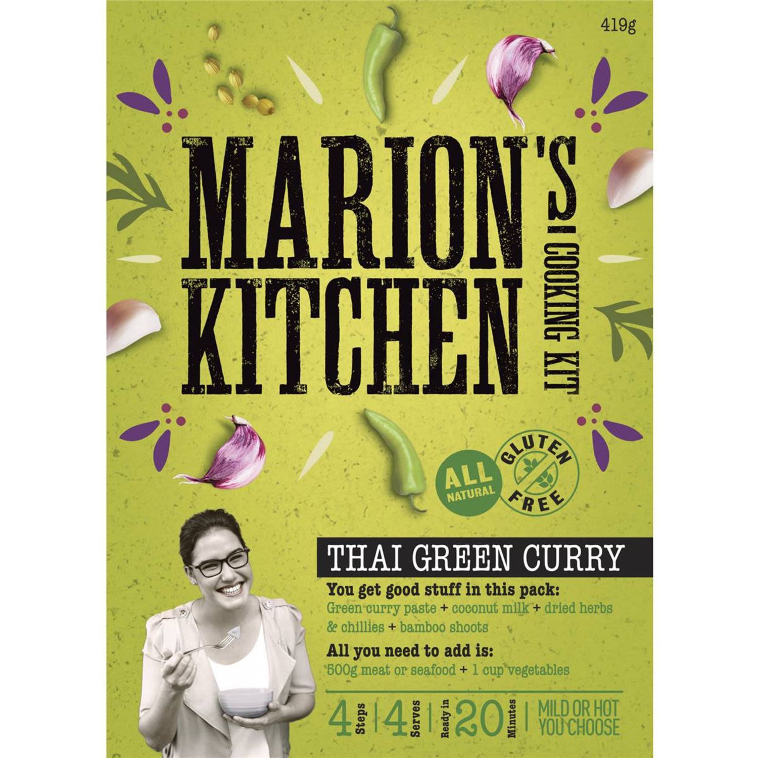 Marion's Kitchen Thai Green Curry Cooking Kit, 419 Gram
