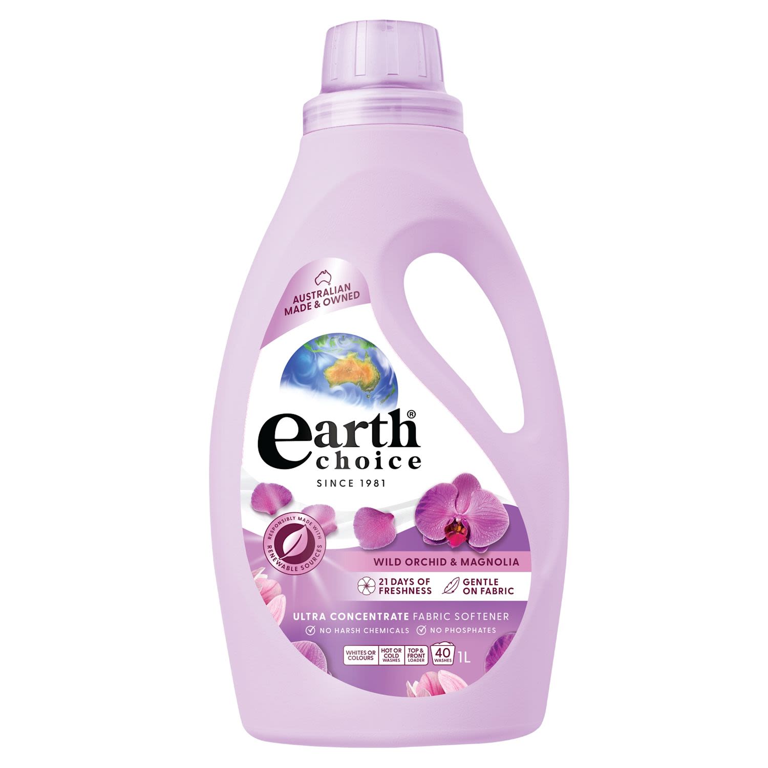 Earth Choice Wild Orchid Fabric Softener