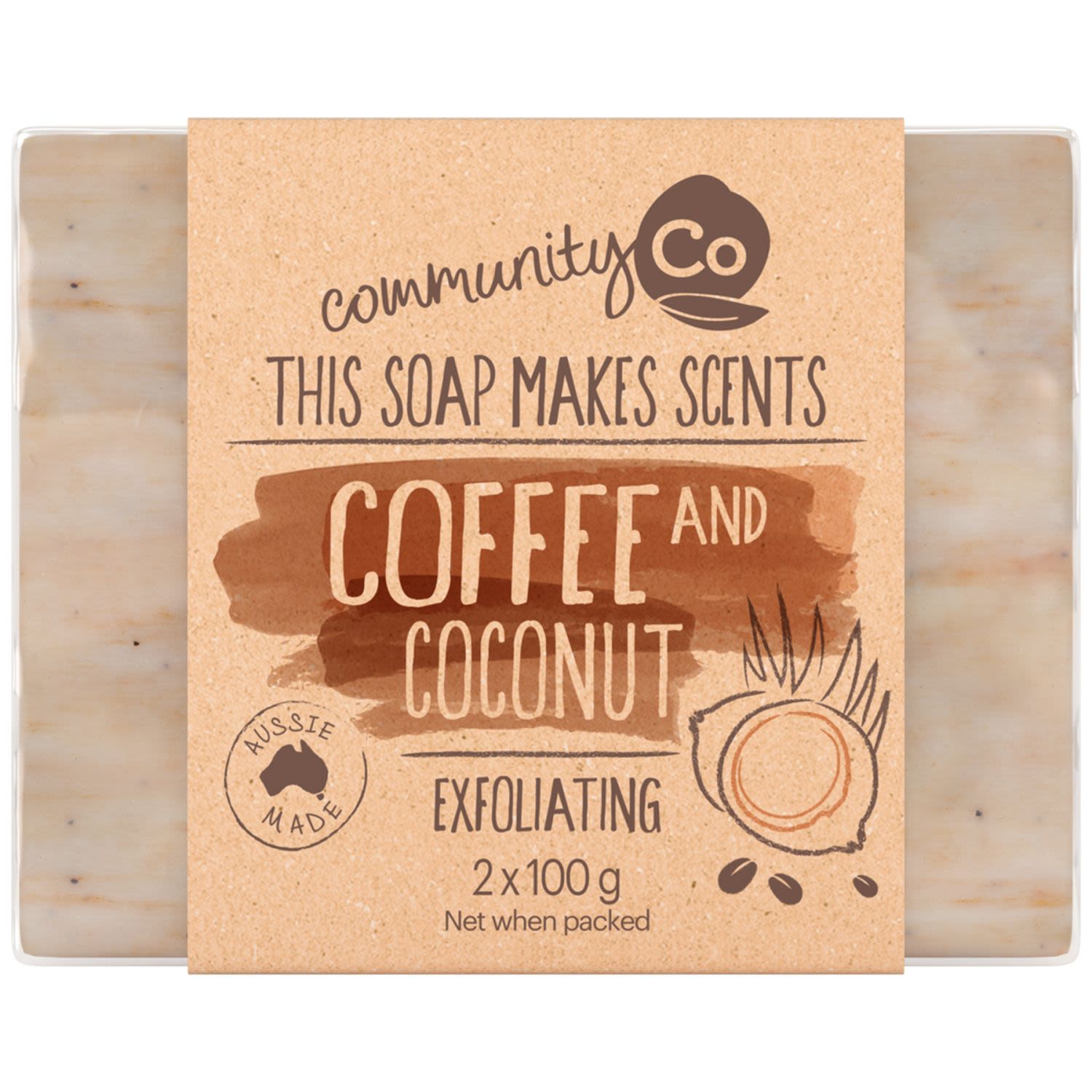 Community Co Coconut & Coffee Soap