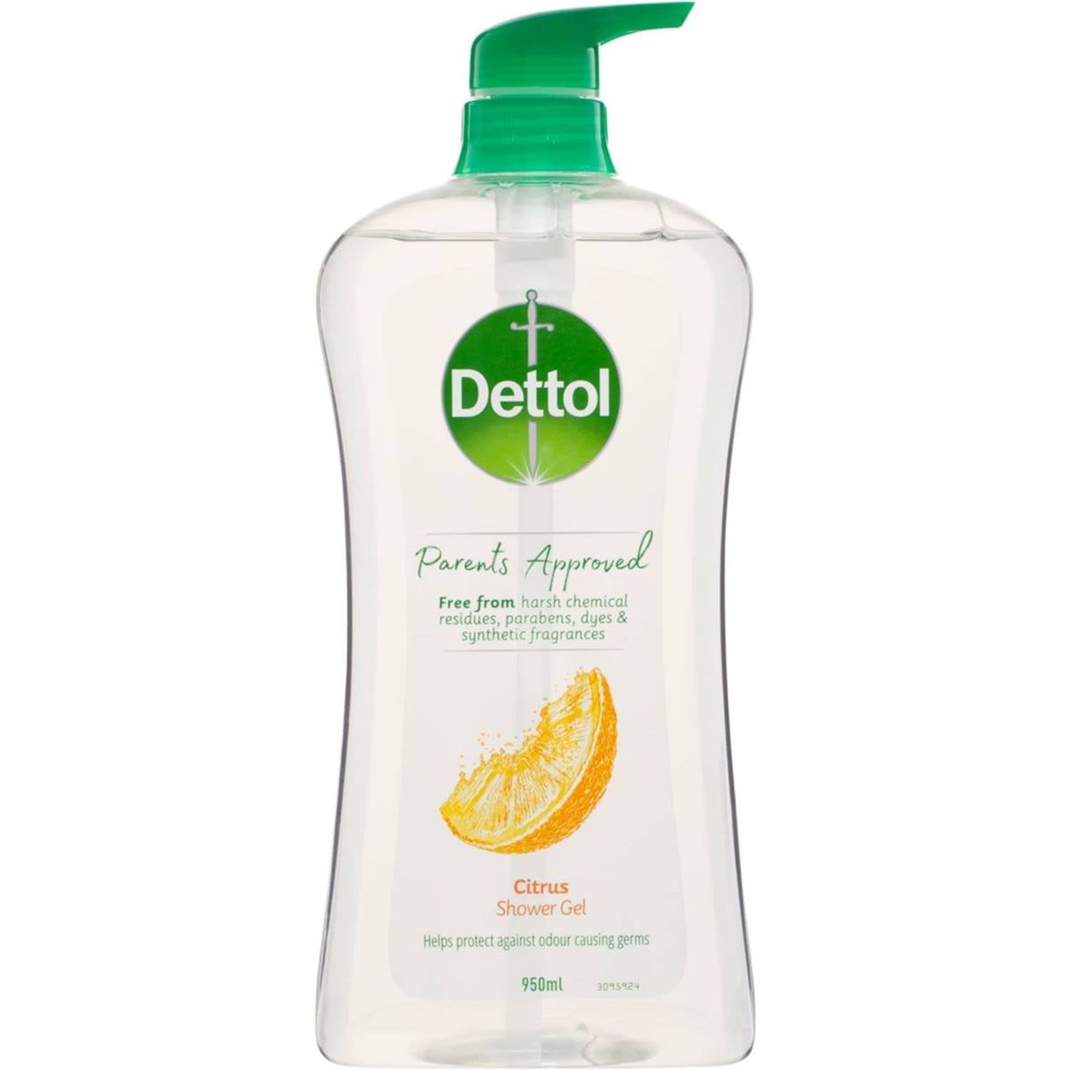 Dettol Parents Approved Shower Gel Body Wash Anti-bacterial Citrus, 950 Millilitre