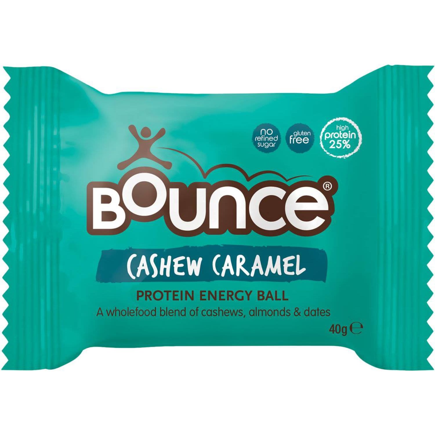 Bounce Cashew Caramel Energy Ball, 40 Gram