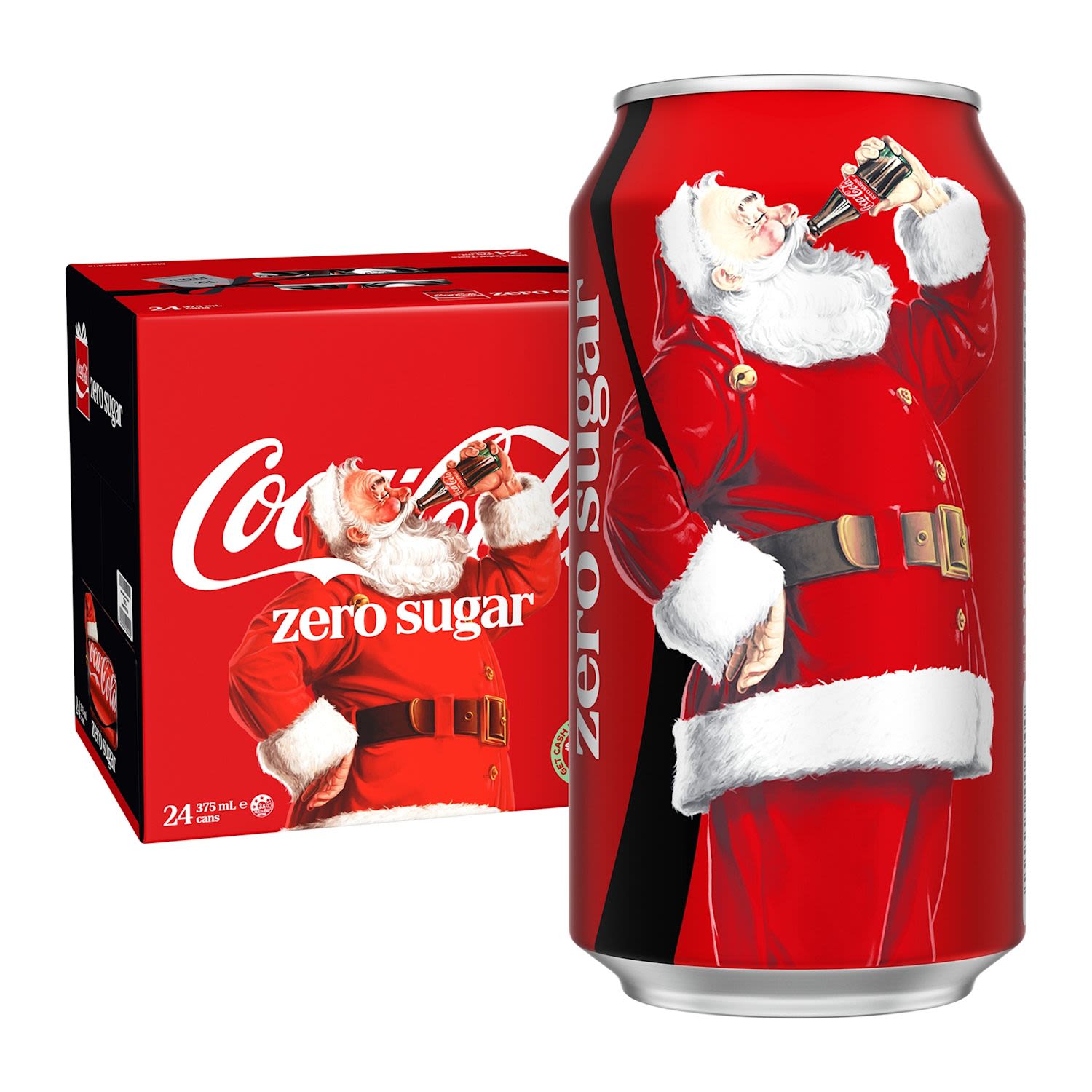 Coca-Cola Zero Sugar Soft Drink Multipack Cans