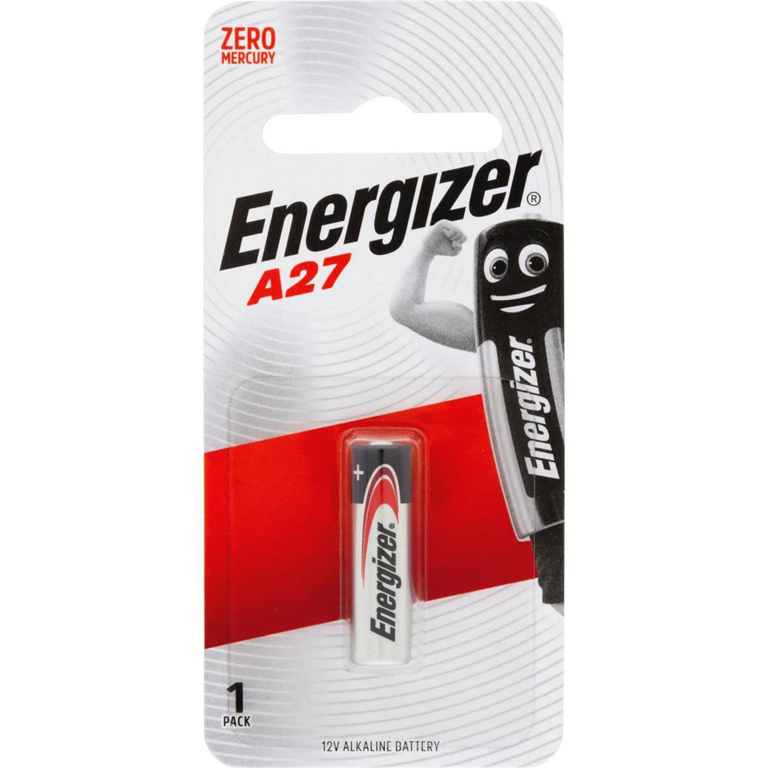 Energizer A27 Alkaline Battery, 1 Each