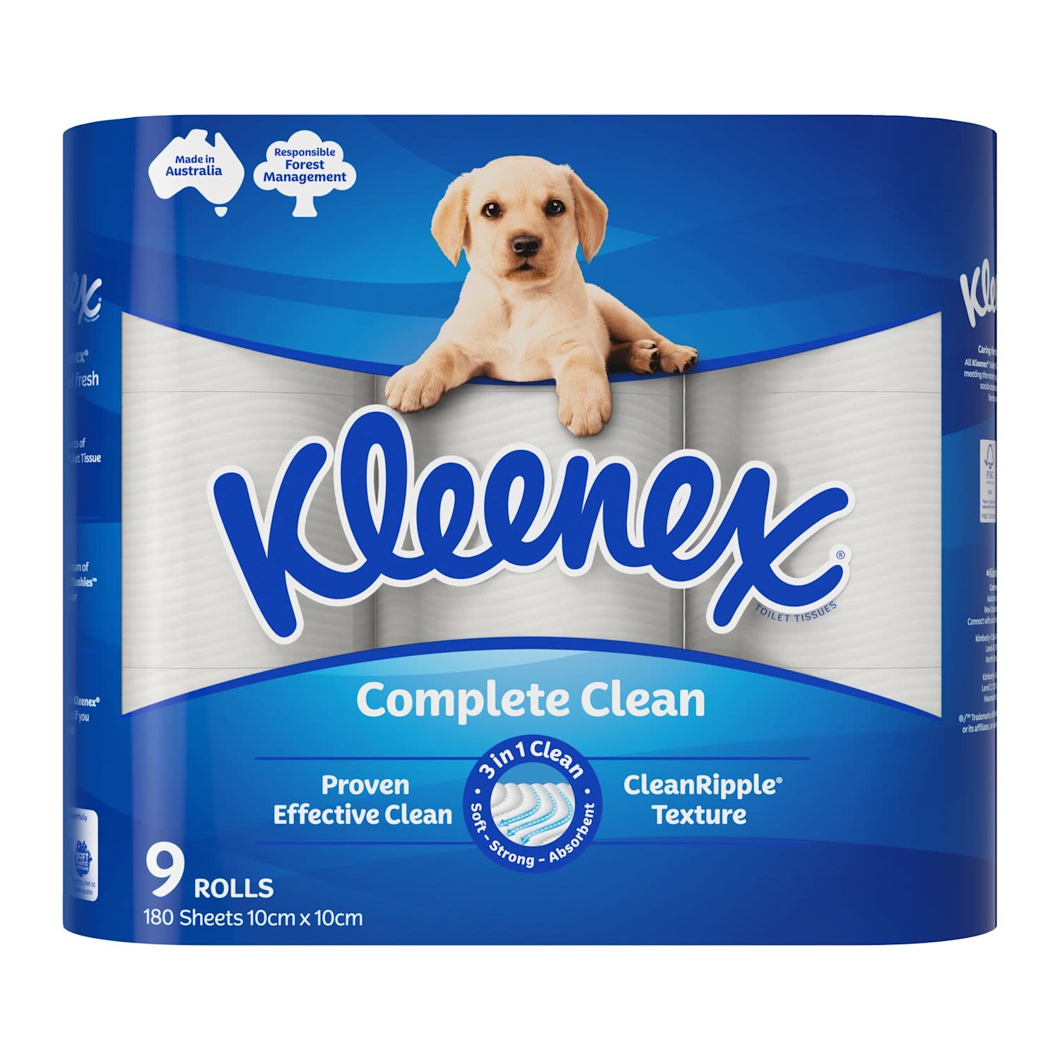 Kleenex Complete Clean Toilet Tissue