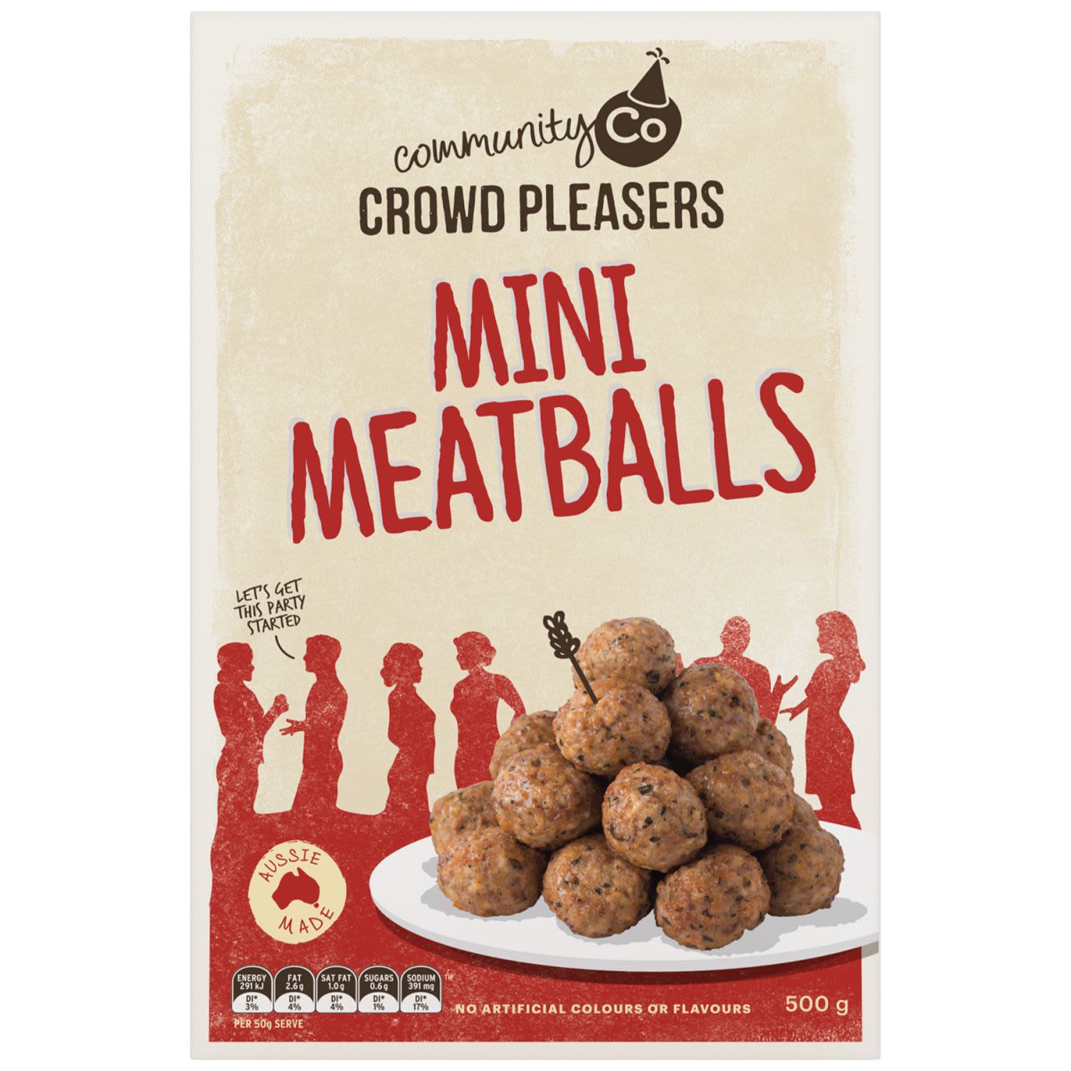 Community Co Mini Meatballs, 500 Gram