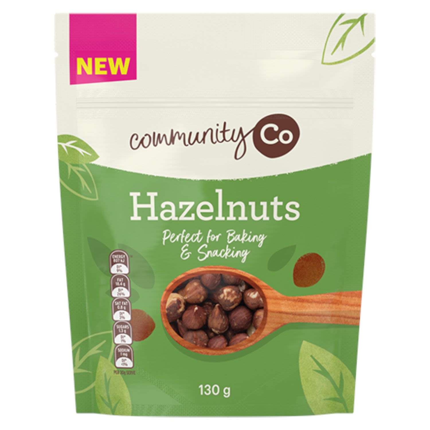 Community Co Hazelnuts, 130 Gram