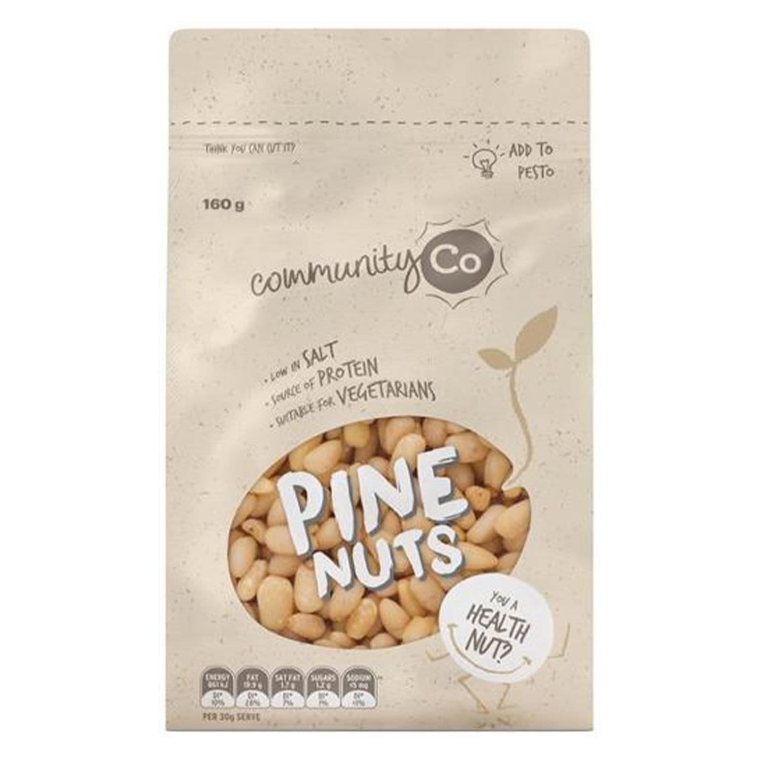 Community Co Pine Nuts, 160 Gram