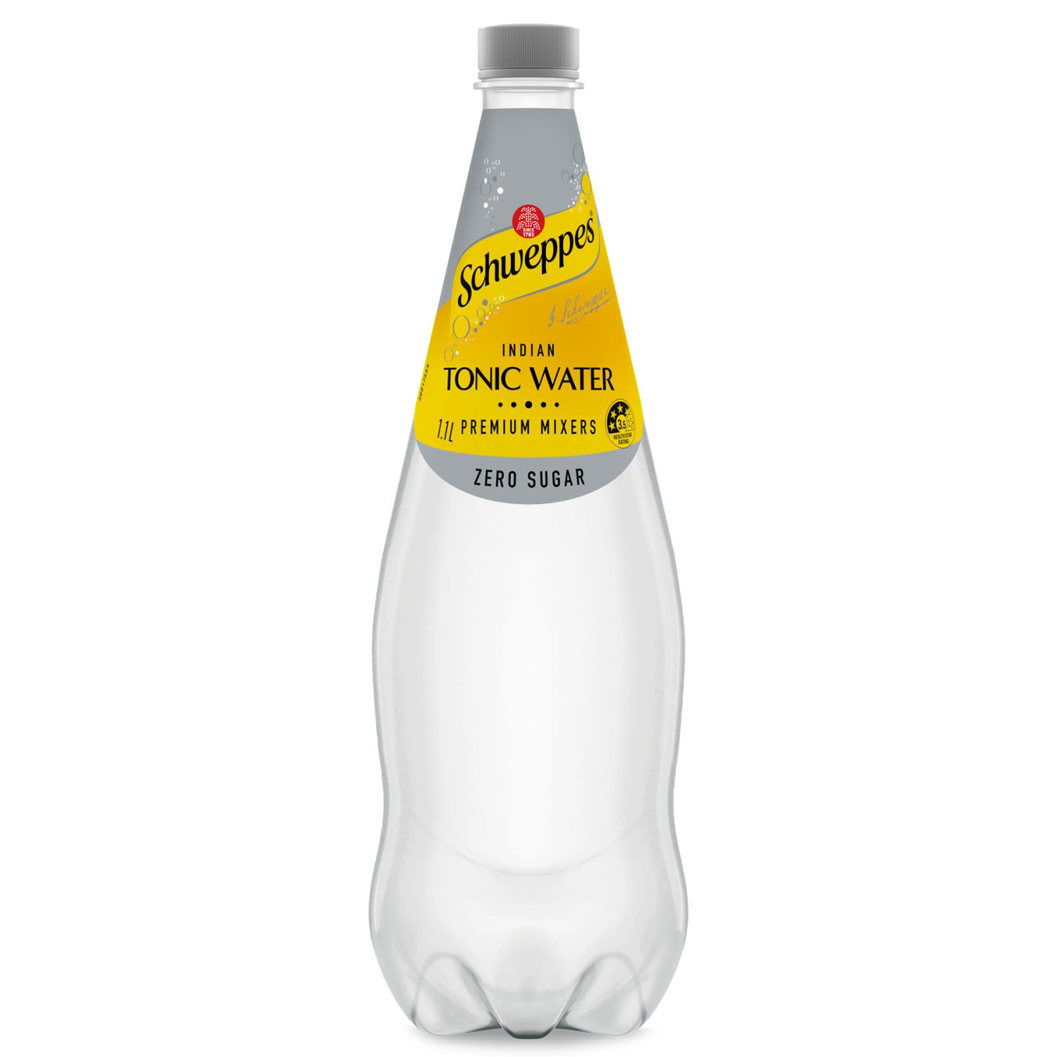 Schweppes Classic Mixers Indian Tonic Water Zero Sugar, 1.1 Litre