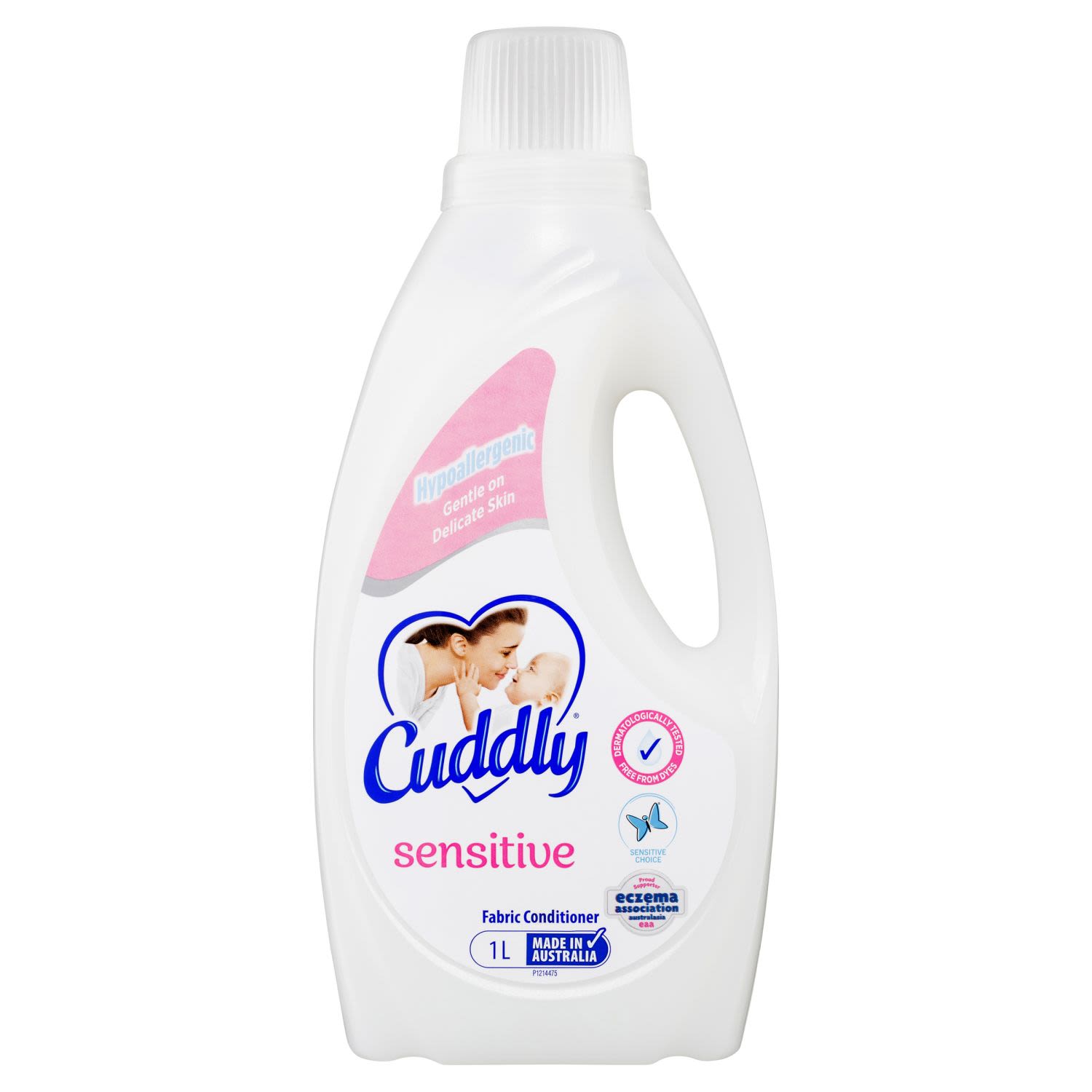 Cuddly Fabric Softener Conditioner Sensitive Hypoallergenic & Dermatologically Tested, 1 Litre