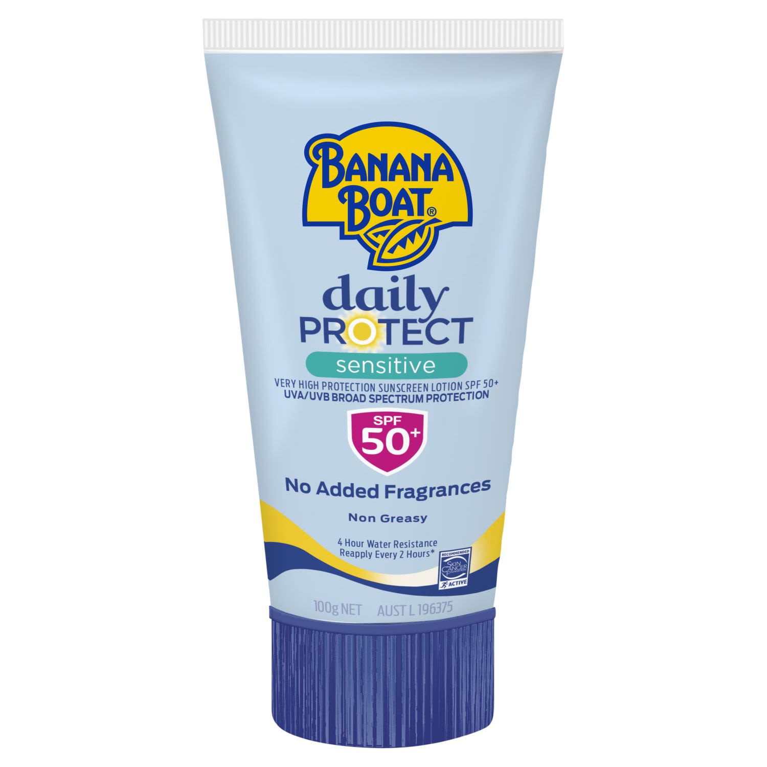 Banana Boat Daily Protect Sensitive Lotion SPF 50+, 100 Gram