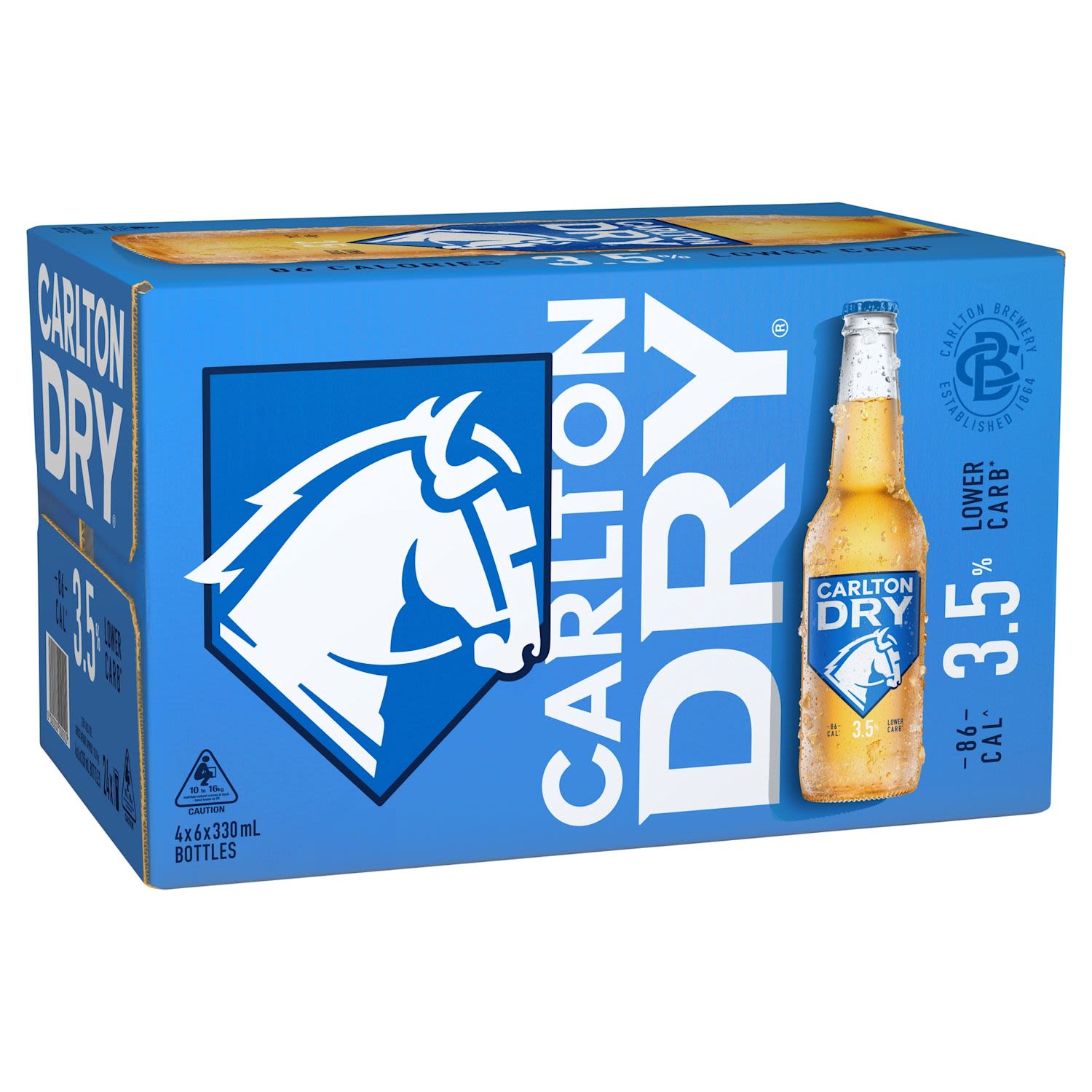 Carlton Dry Mid 3.5% Bottle 330mL 