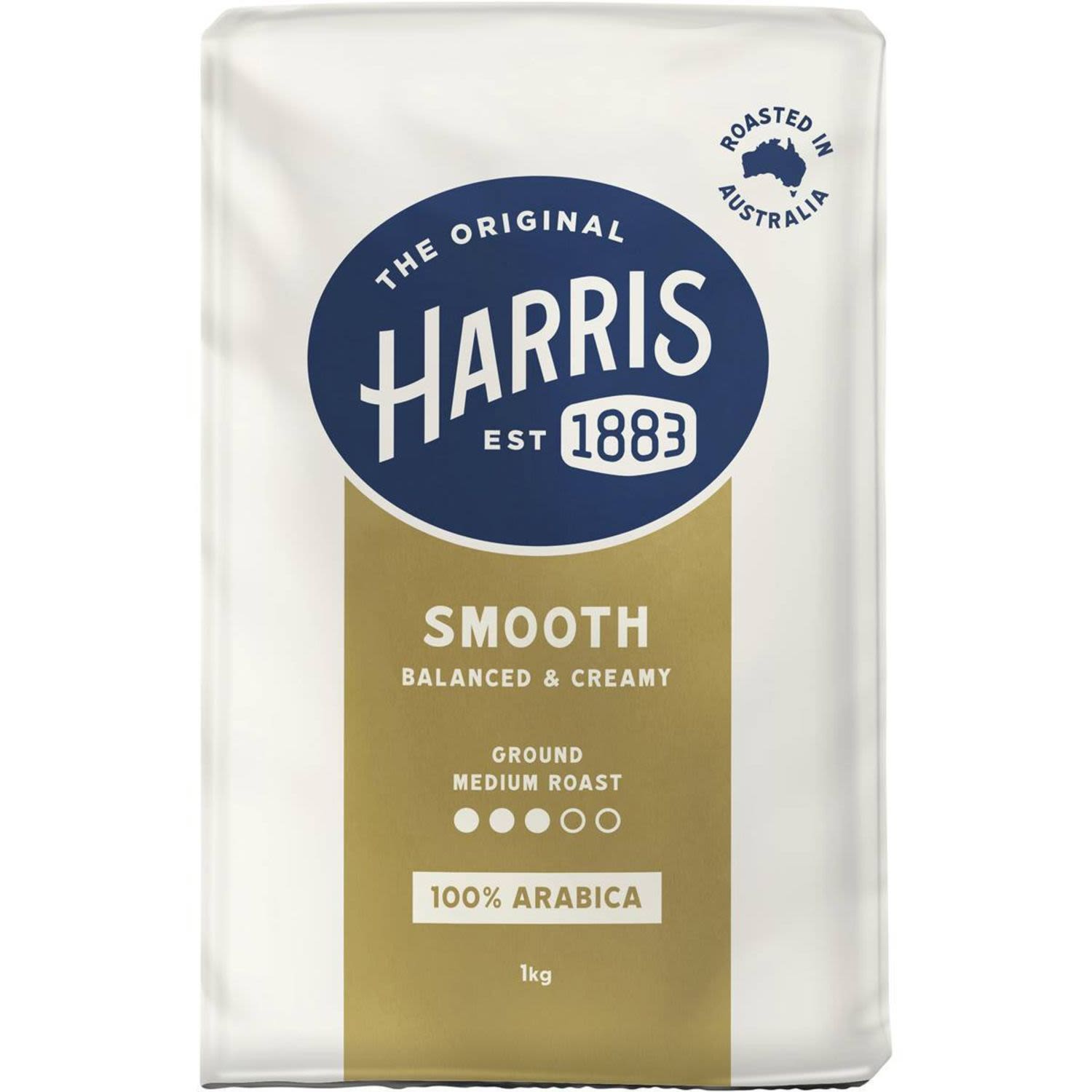 Harris Coffee Ground Smooth, 1 Kilogram