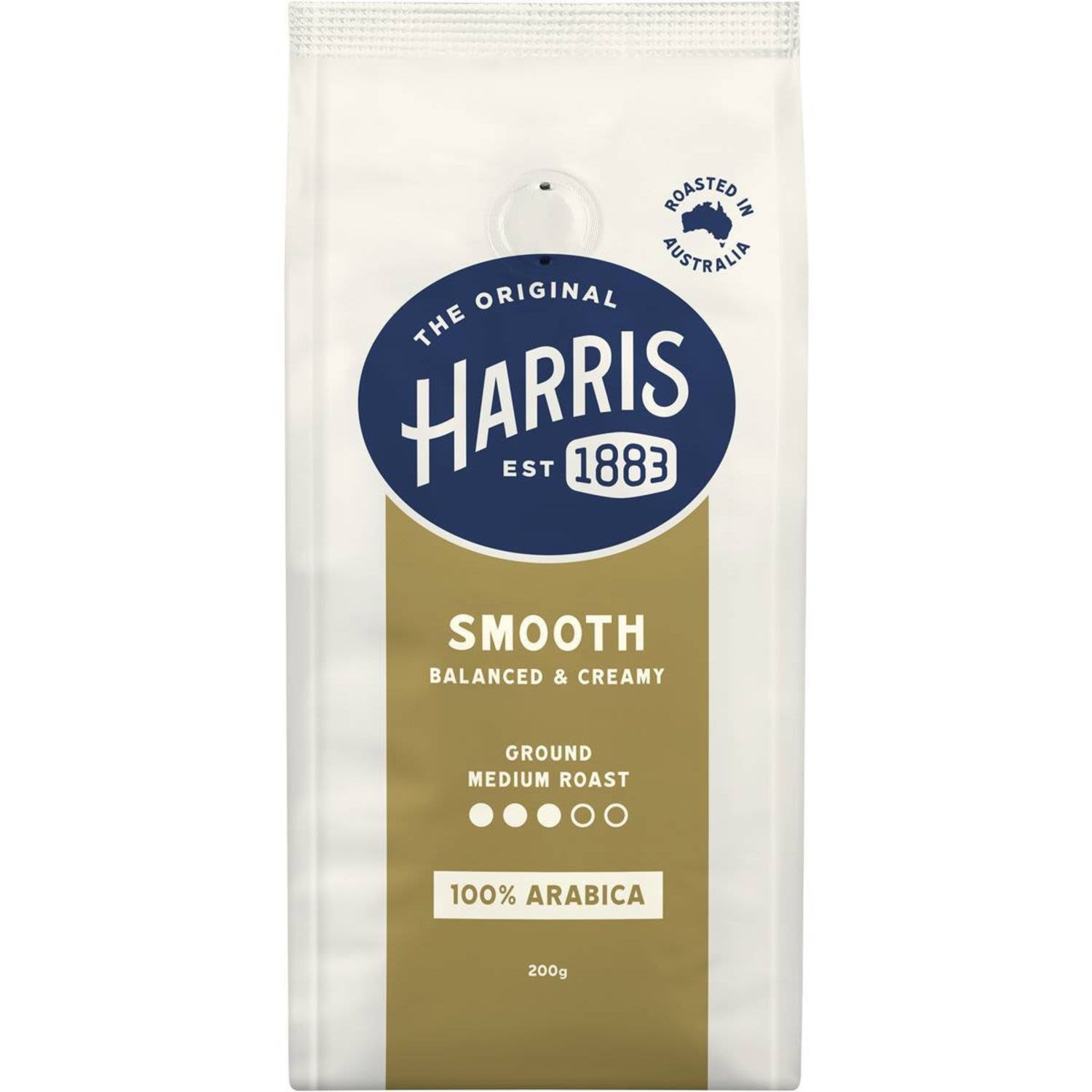 Harris Coffee Ground Smooth, 200 Gram