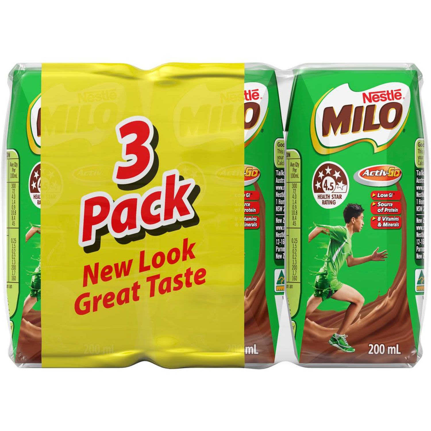 Milo Ready To Drink, 3 Each
