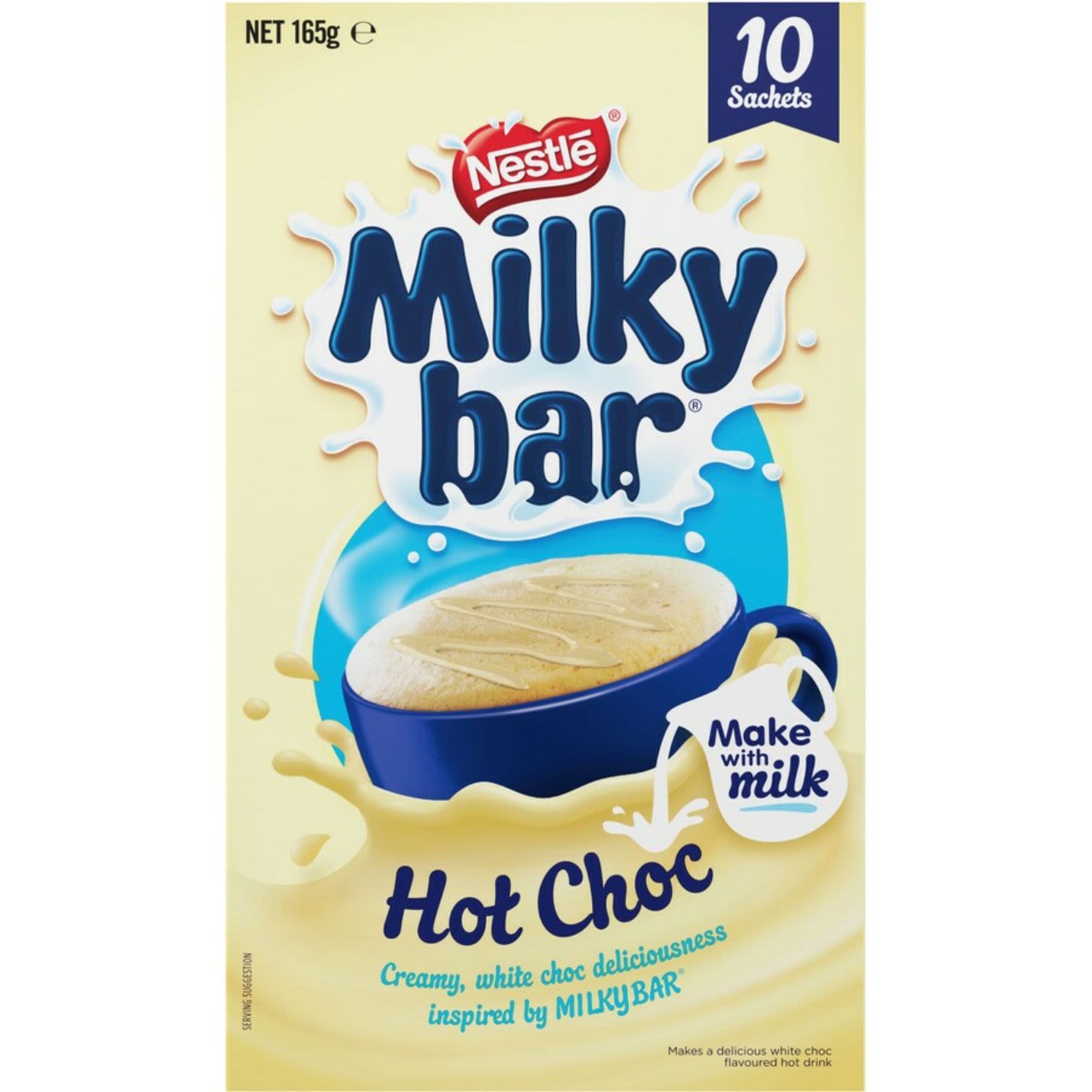 Nestlé Hot Chocolate Milkybar, 10 Each