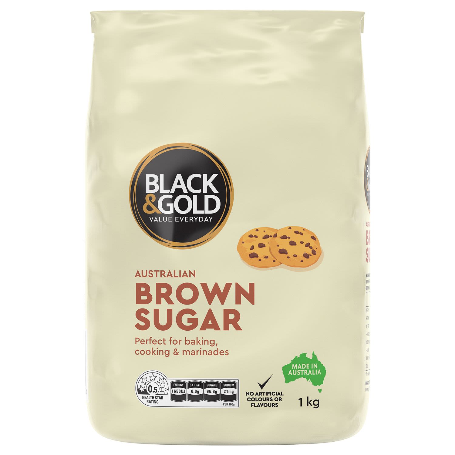 Black & Gold Brown Sugar, 1 Kilogram