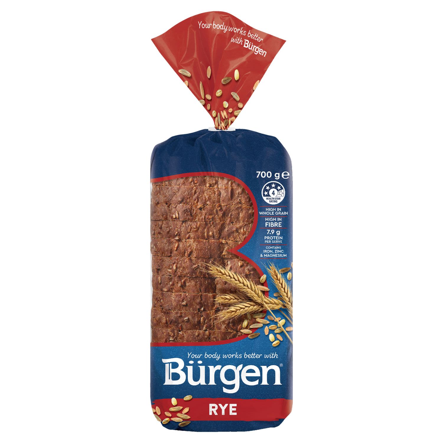 Burgen Traditional Rye Bread, 700 Gram