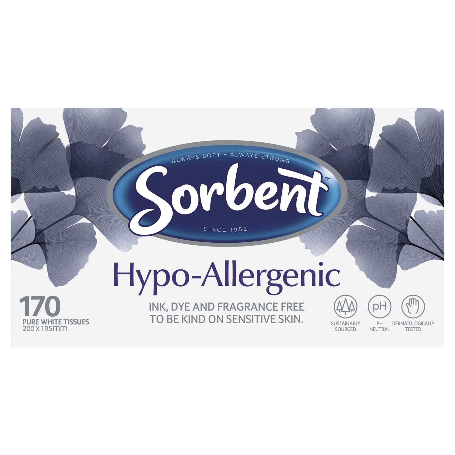 Hypo-Allergenic Facial Tissues, 170 Each