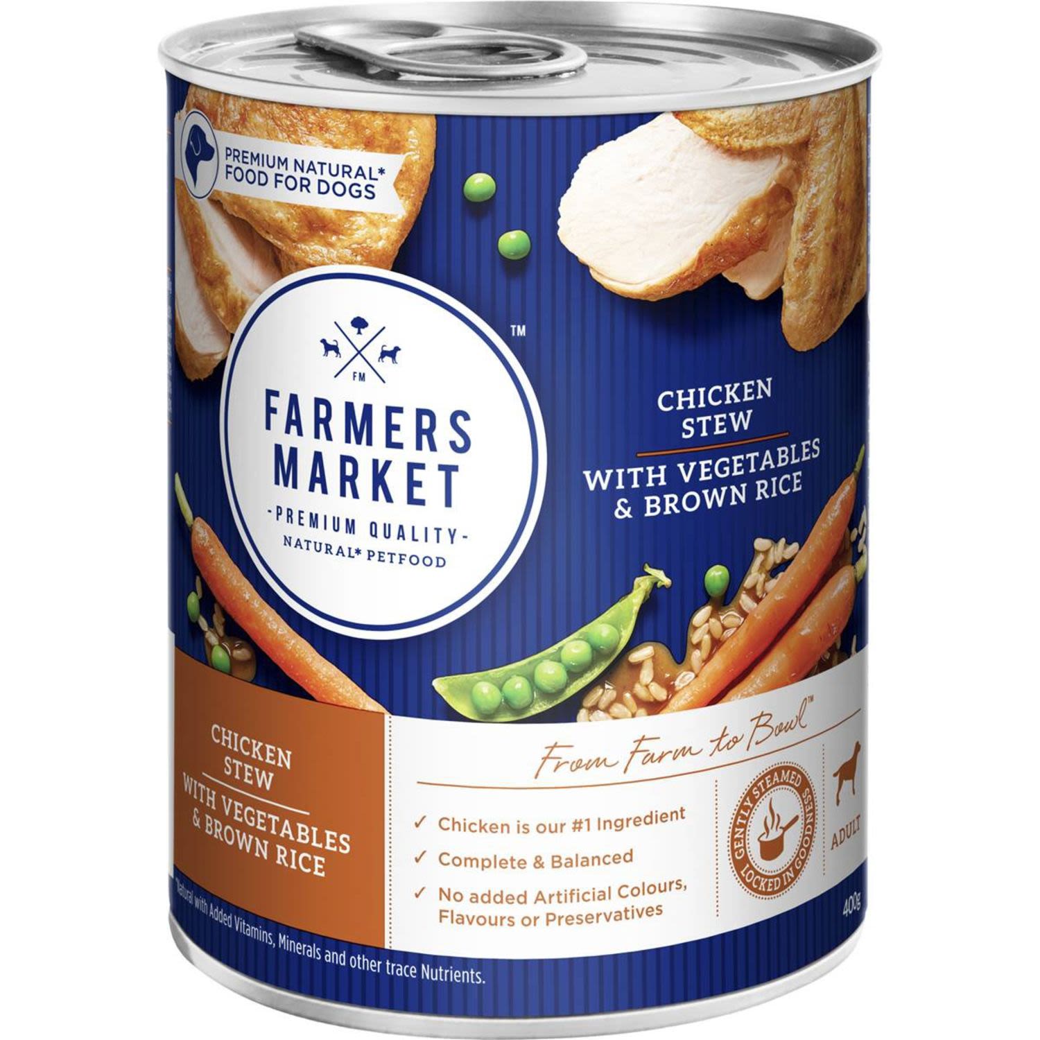 Farmers Market Grain Free Lamb Loaf With Garden Veg Wet Dog Food