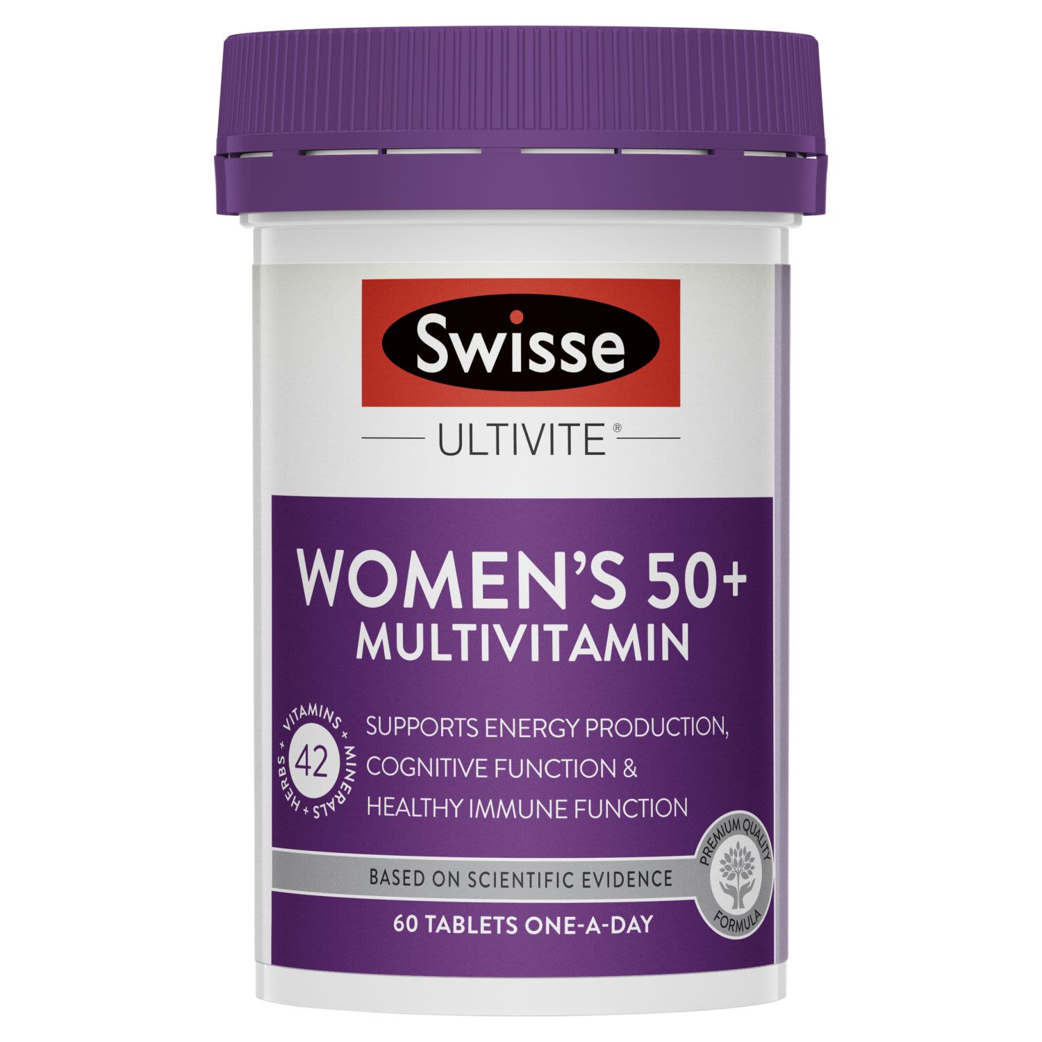 Swisse Women’s Ultivite 50+ Multivitamin, 60 Each