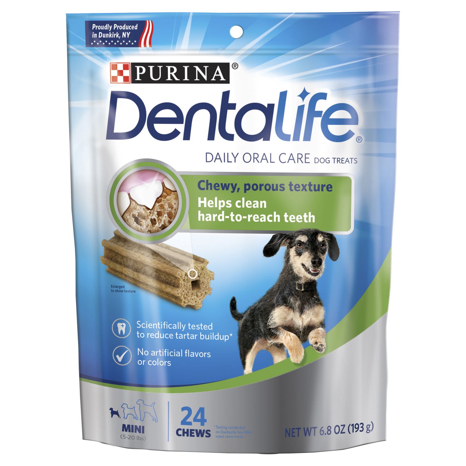 Dentalife Adult Daily Mini Breed Dog Dental Treats, 193 Gram