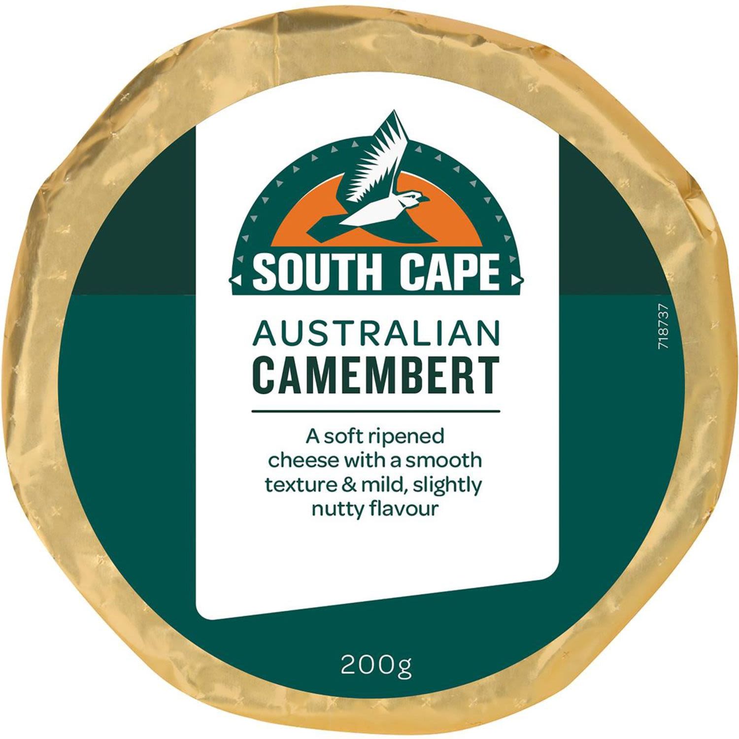 South Cape Camembert Cheese, 200 Gram