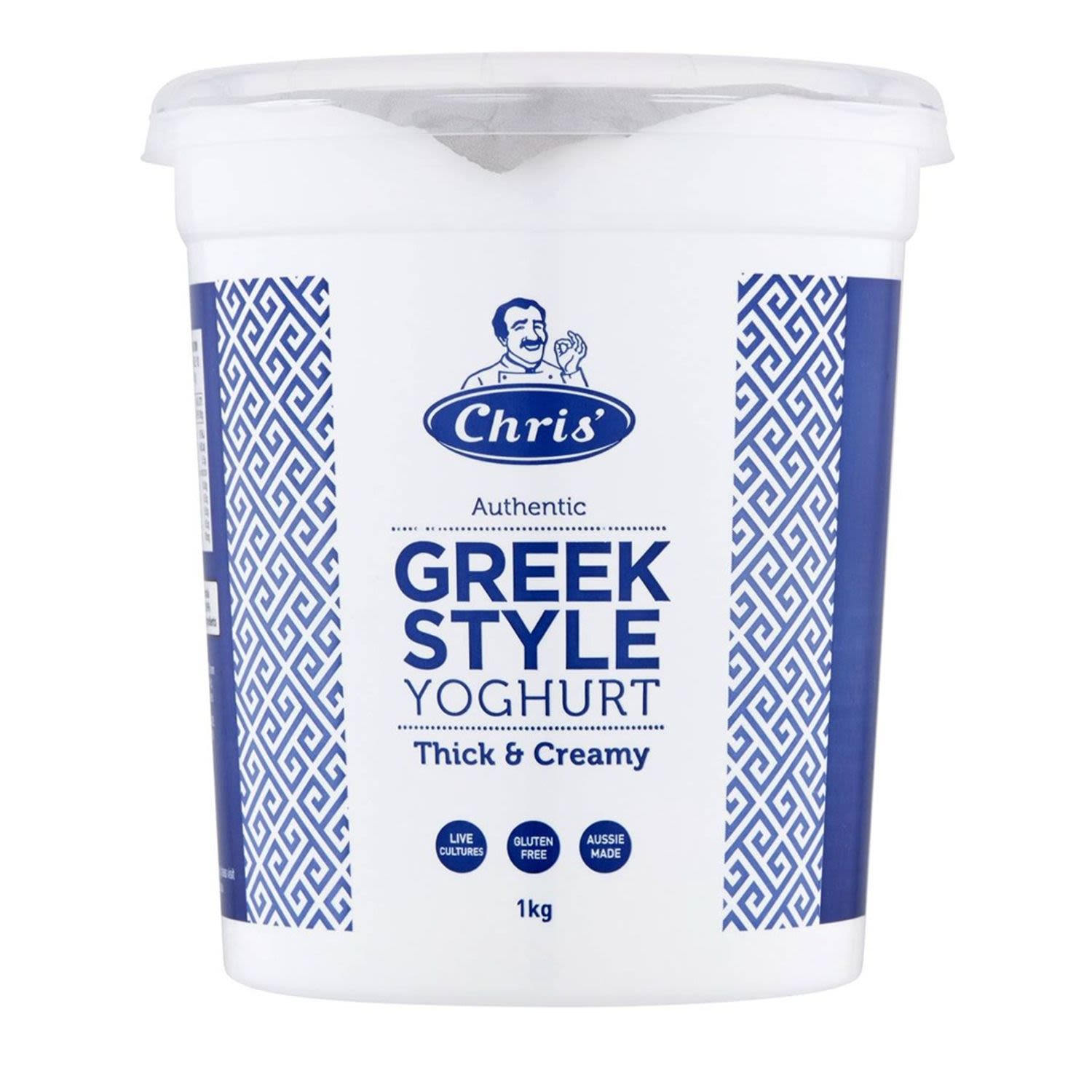 Chris' Traditional Greek Yoghurt, 1 Kilogram