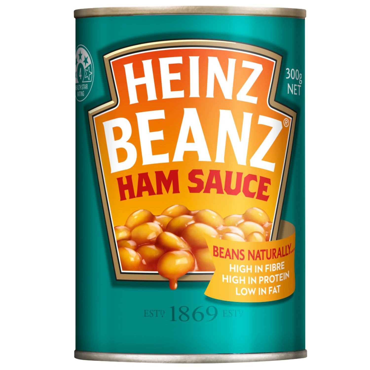 Heinz Baked Beans In Ham Sauce, 300 Gram