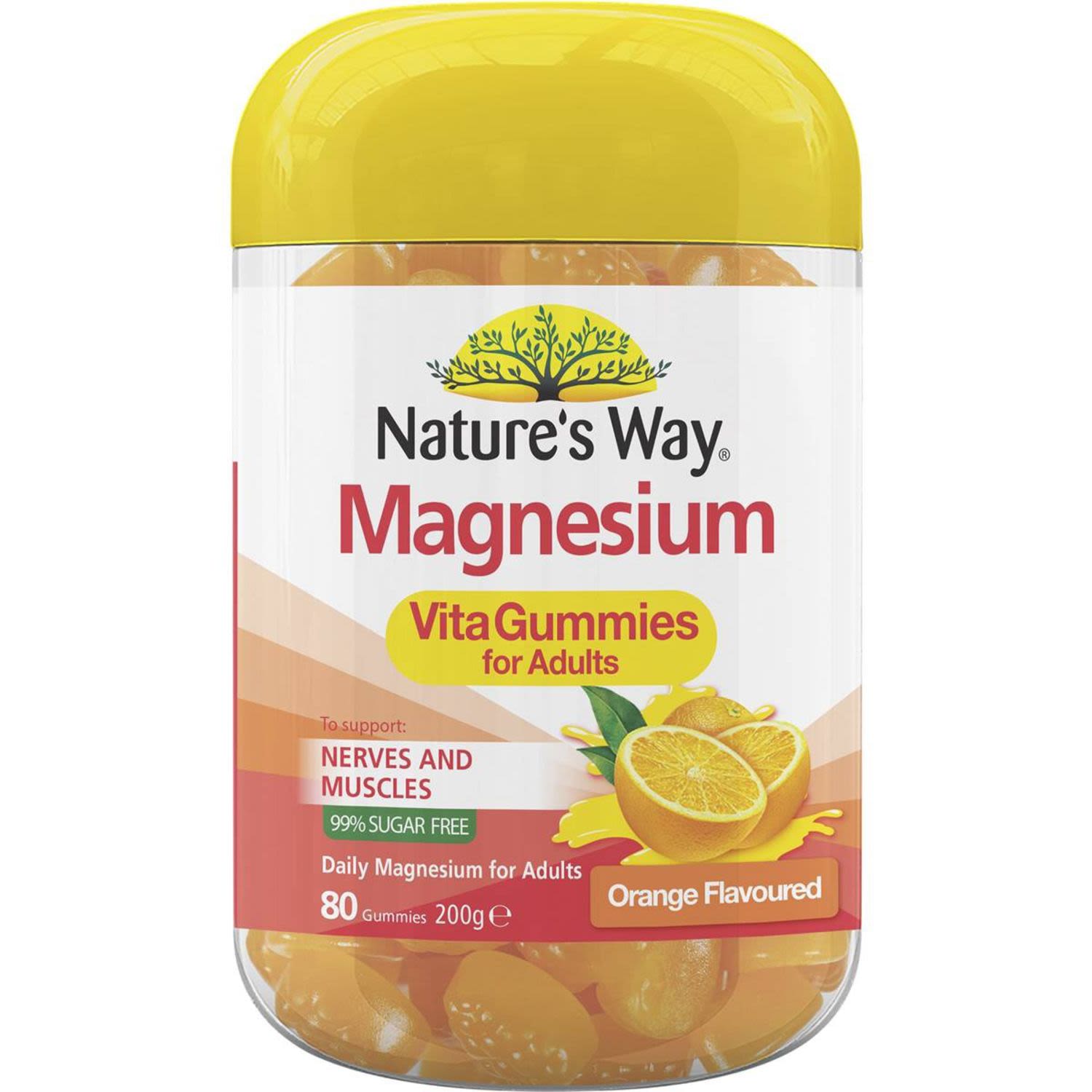 Nature's Way Magnesium Vita Gummies, 80 Each