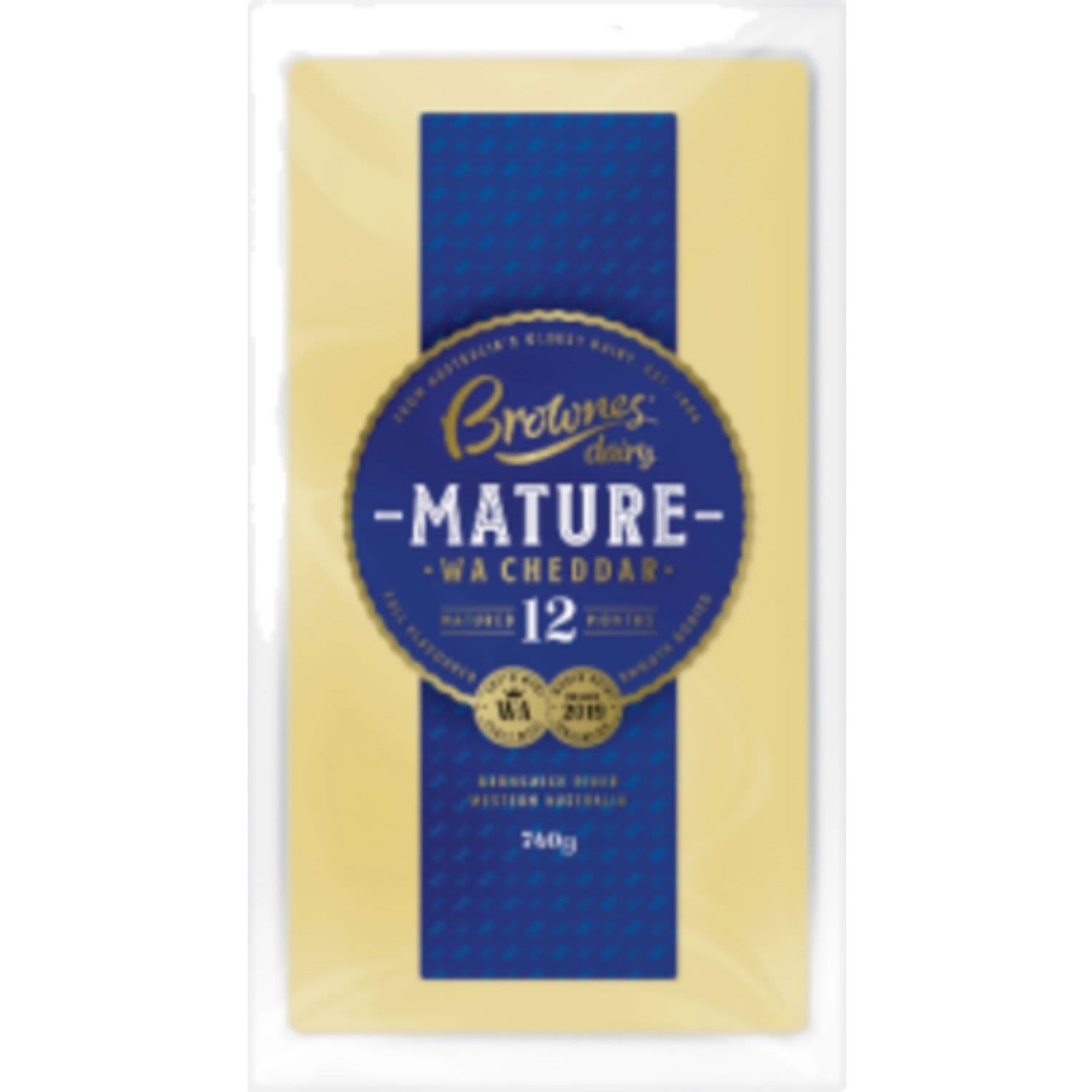 Brownes Mature Cheddar Cheese, 740 Gram