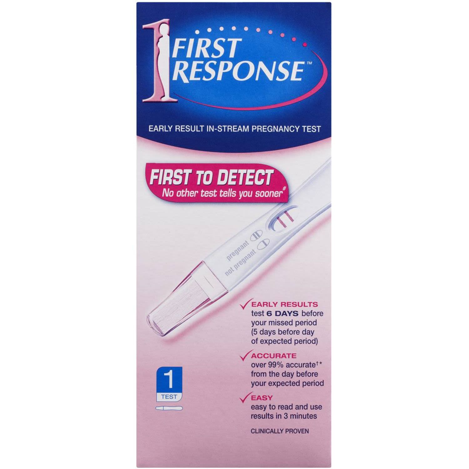 First Response Pregnancy Test Stream, 1 Each
