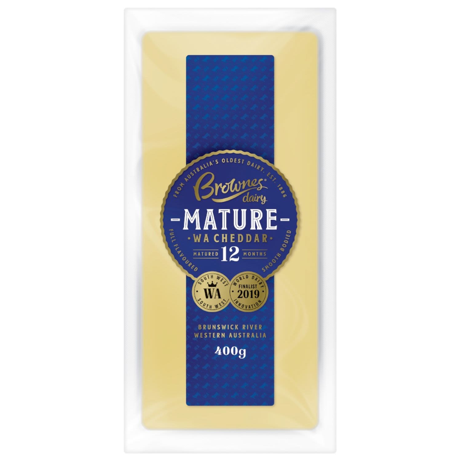 Brownes Mature Cheddar Cheese, 400 Gram